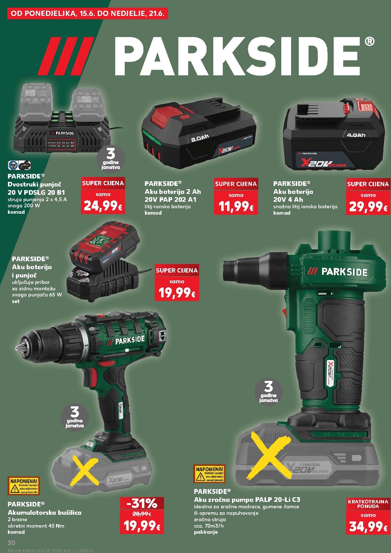 kaufland - Novi Kaufland - Neprehrambenih proizvoda katalog od srijede, 10.06.2026 do utorka, 16.06.2026 - page: 30