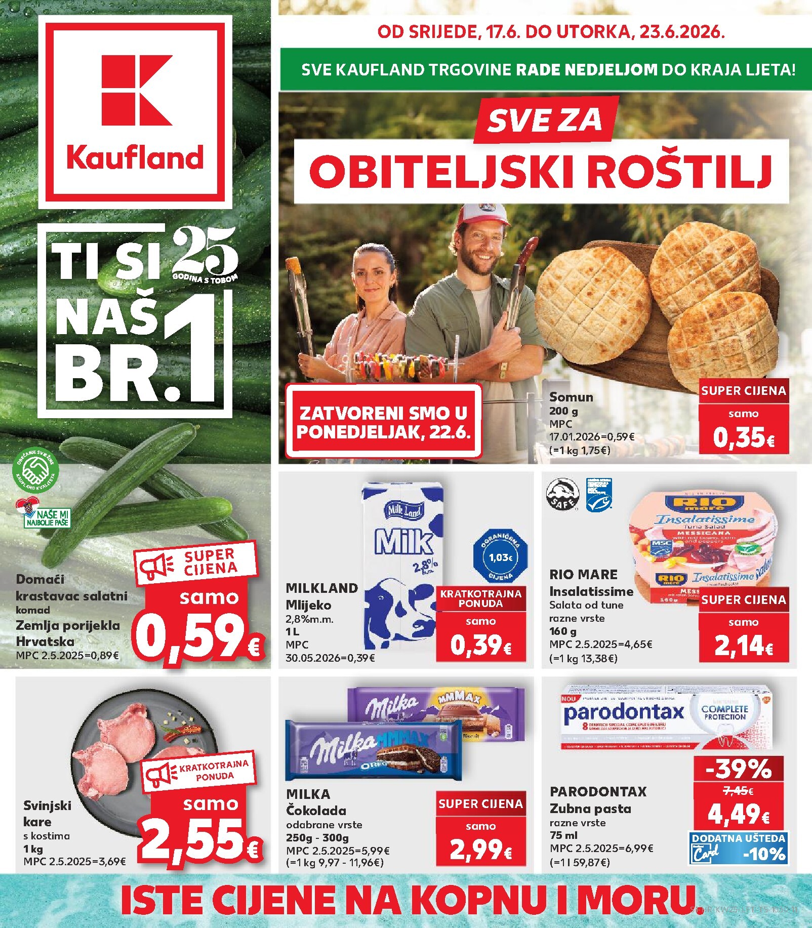 kaufland - Novi Kaufland katalog od srijede, 17.06.2026 do utorka, 23.06.2026
