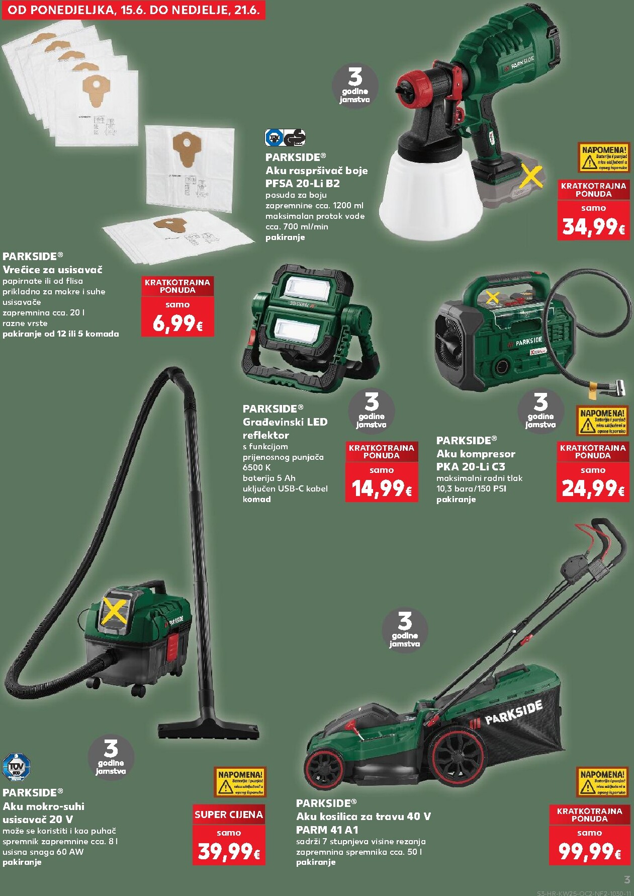 kaufland - Novi Kaufland - Neprehrambenih proizvoda katalog od srijede, 17.06.2026 do utorka, 23.06.2026 - page: 3