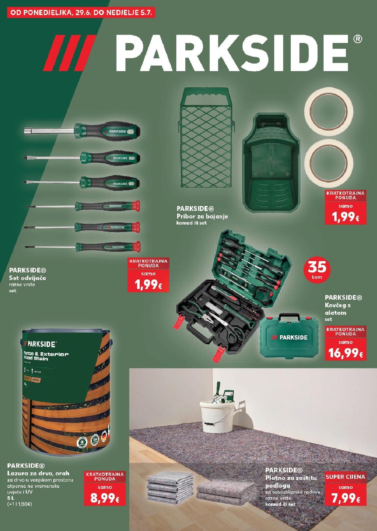 kaufland - Novi Kaufland - Neprehrambenih proizvoda katalog od srijede, 24.06.2026 do utorka, 30.06.2026 - page: 27