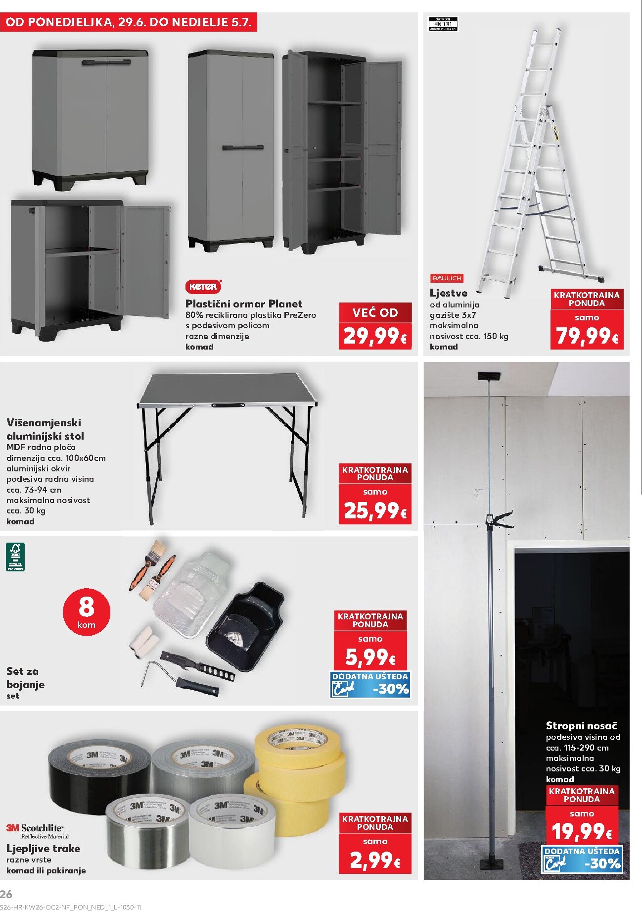 kaufland - Novi Kaufland - Neprehrambenih proizvoda katalog od srijede, 24.06.2026 do utorka, 30.06.2026 - page: 26