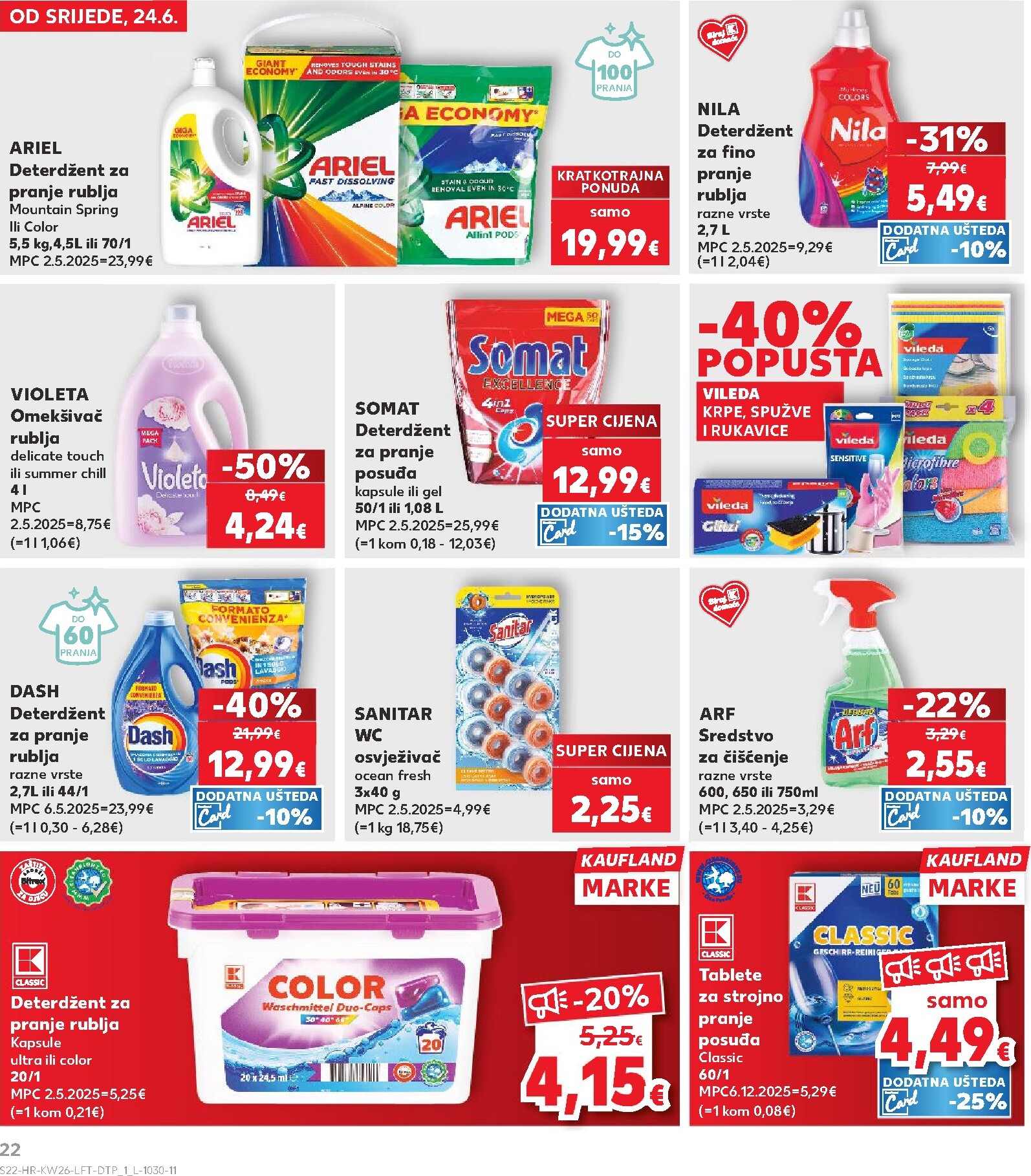 kaufland - Novi Kaufland katalog od srijede, 24.06.2026 do utorka, 30.06.2026 - page: 22
