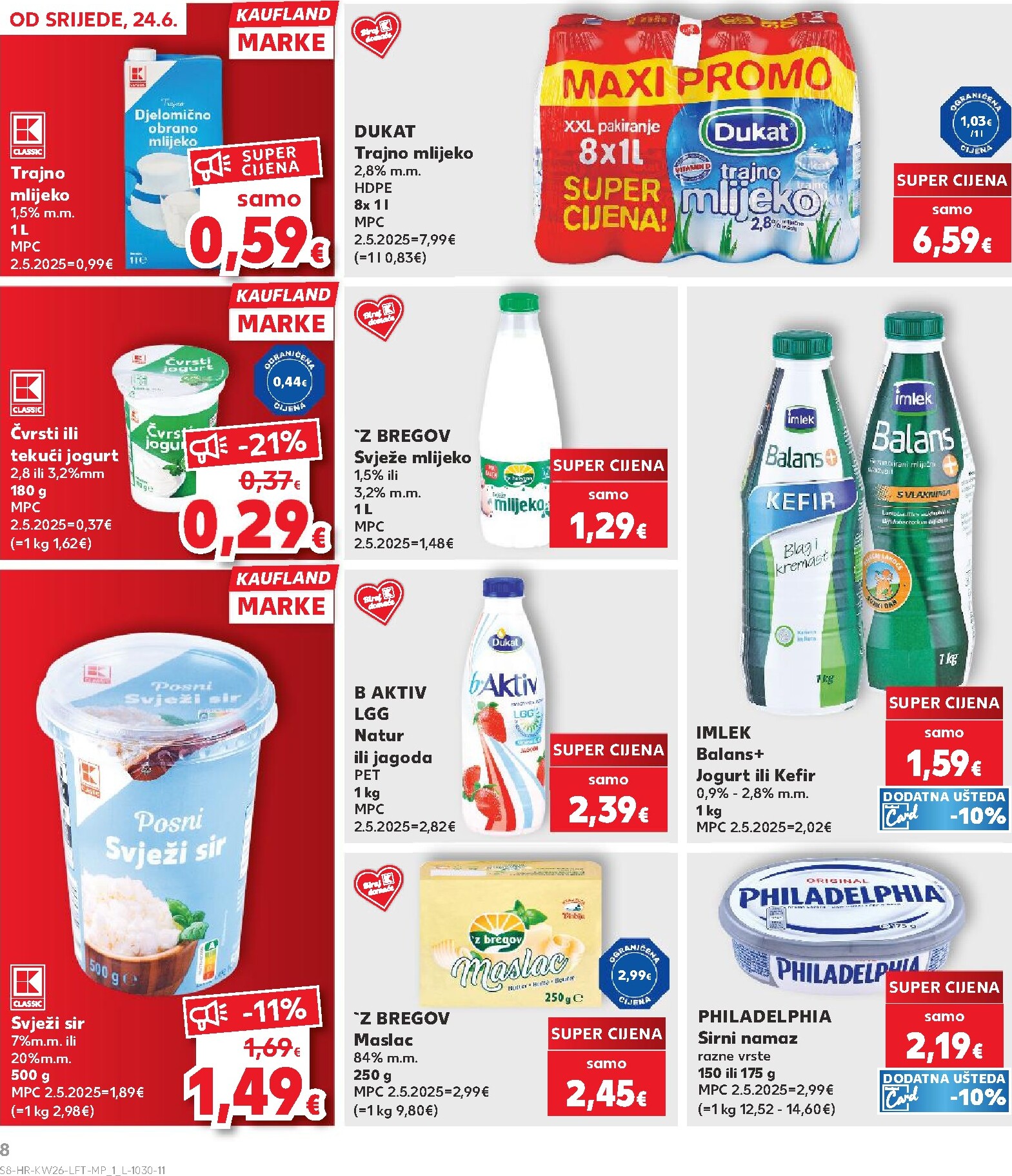 kaufland - Novi Kaufland katalog od srijede, 24.06.2026 do utorka, 30.06.2026 - page: 8