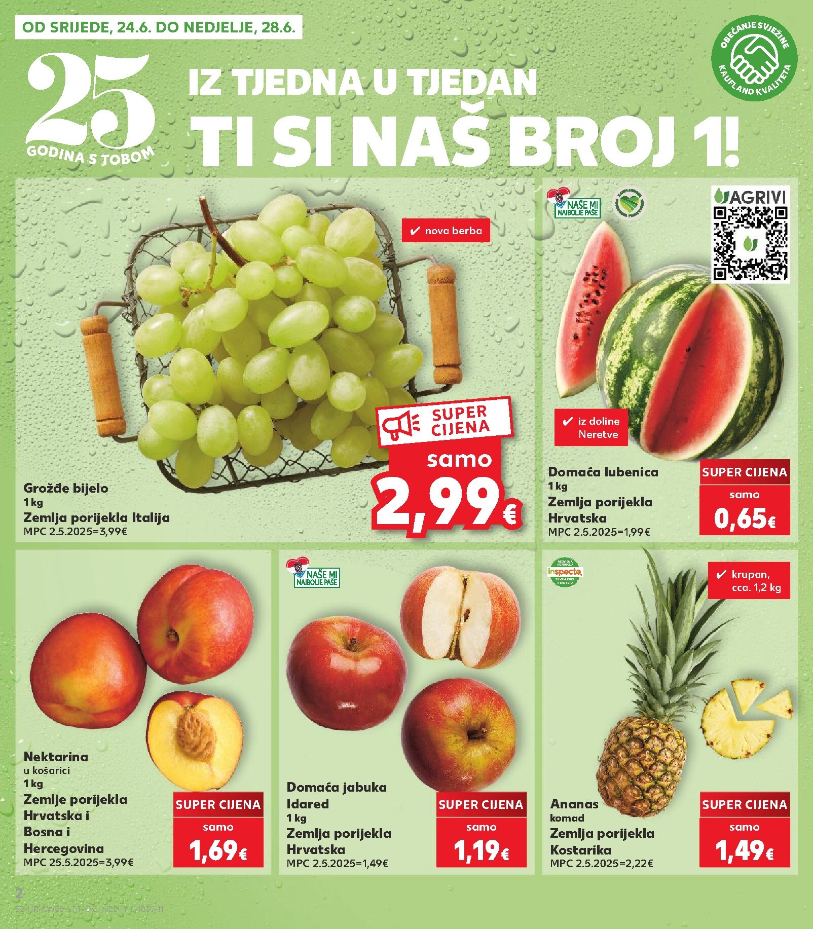 kaufland - Novi Kaufland katalog od srijede, 24.06.2026 do utorka, 30.06.2026 - page: 2