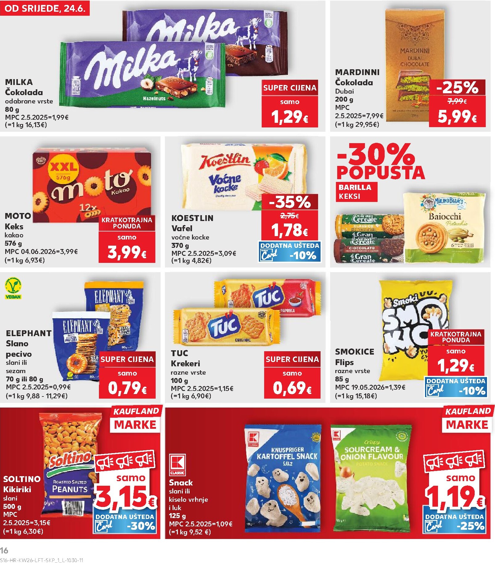 kaufland - Novi Kaufland katalog od srijede, 24.06.2026 do utorka, 30.06.2026 - page: 16