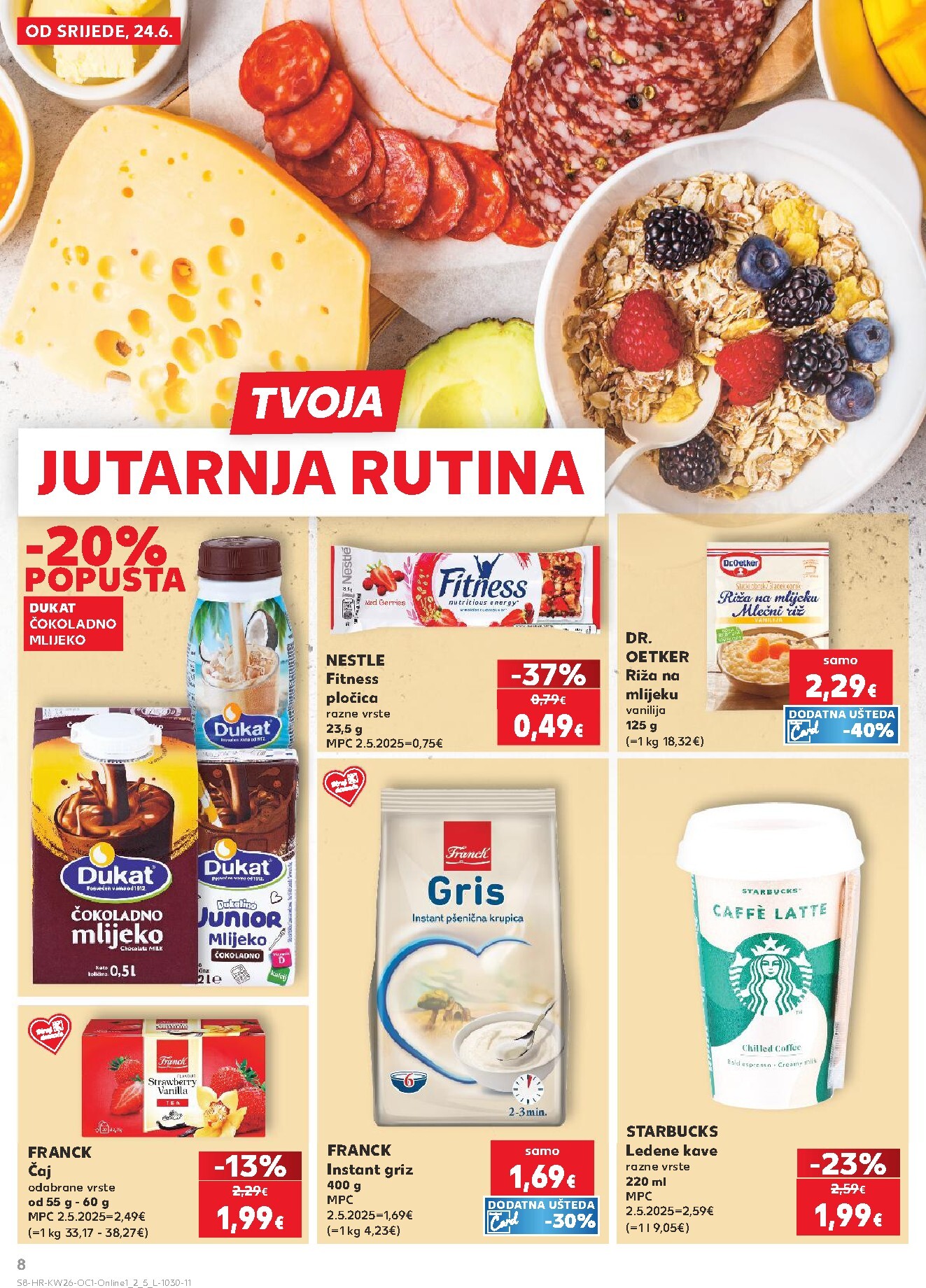 kaufland - Novi Kaufland - Ti si naš broj 1 katalog od srijede, 24.06.2026 do utorka, 30.06.2026 - page: 8
