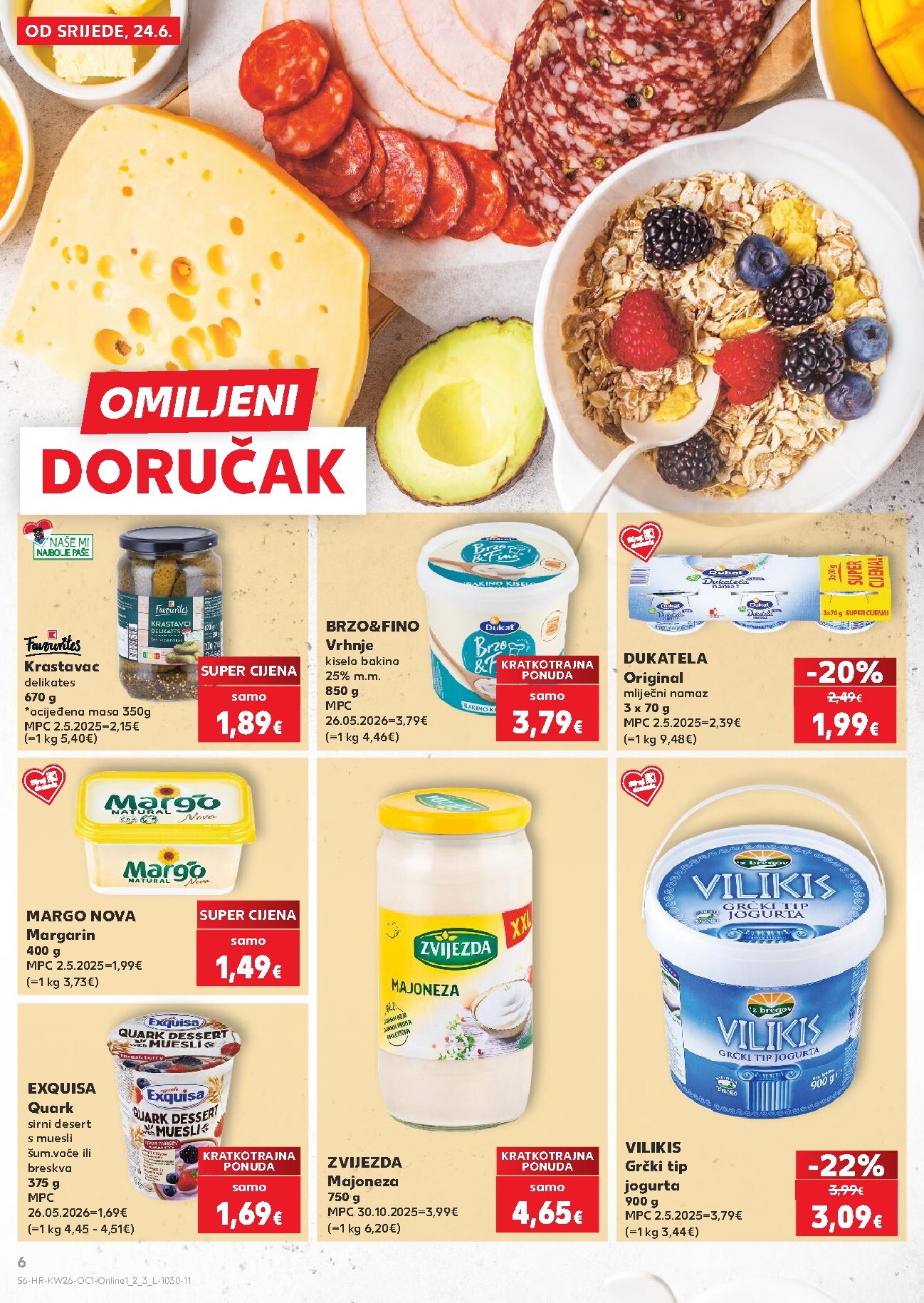 kaufland - Novi Kaufland - Ti si naš broj 1 katalog od srijede, 24.06.2026 do utorka, 30.06.2026 - page: 6