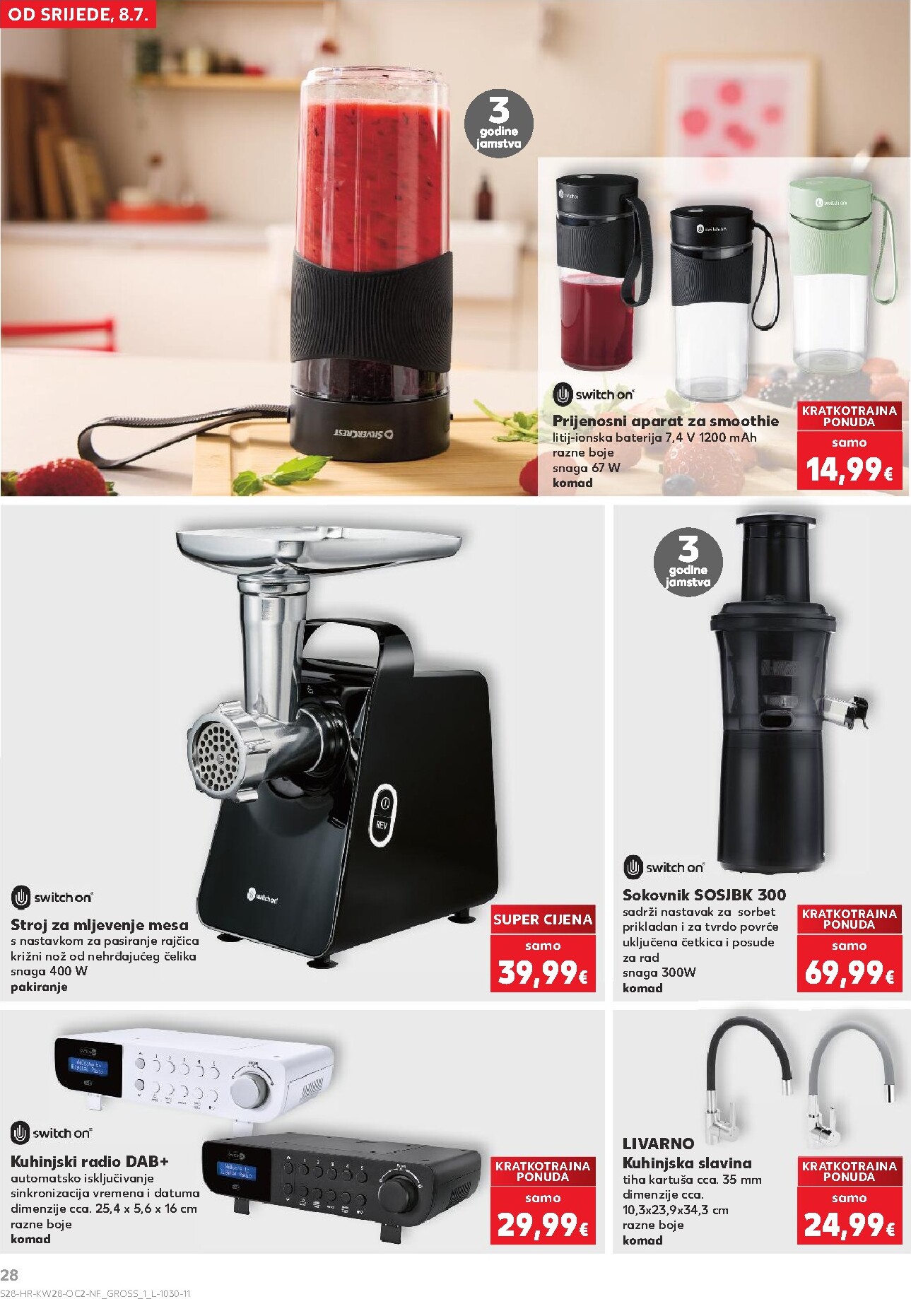 kaufland - Novi Kaufland - Neprehrambenih proizvoda katalog od srijede, 08.07.2026 do utorka, 14.07.2026 - page: 28