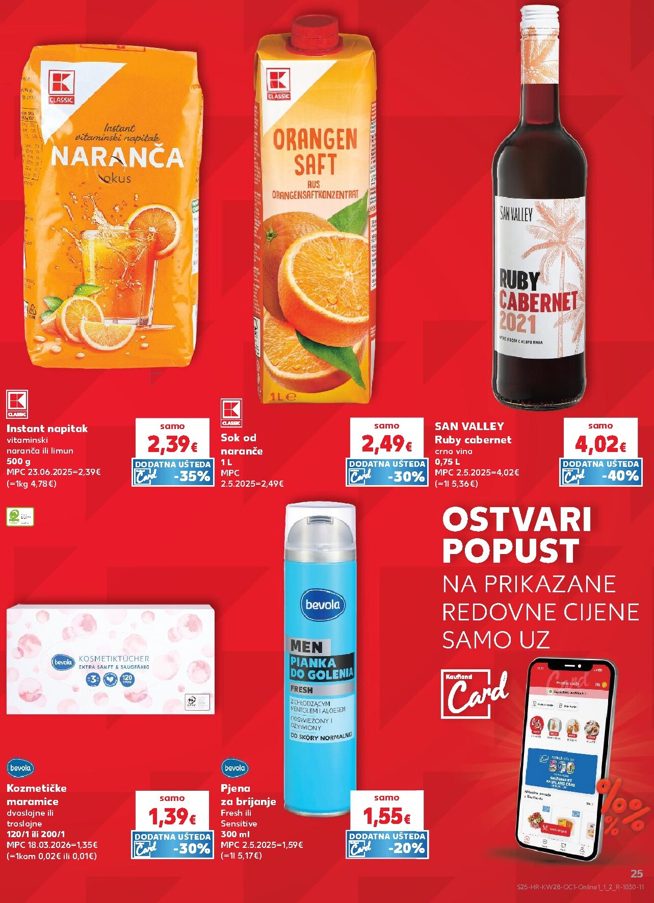 kaufland - Novi Kaufland - Iste cijene na kopnu i moru katalog od srijede, 08.07.2026 do utorka, 14.07.2026 - page: 25