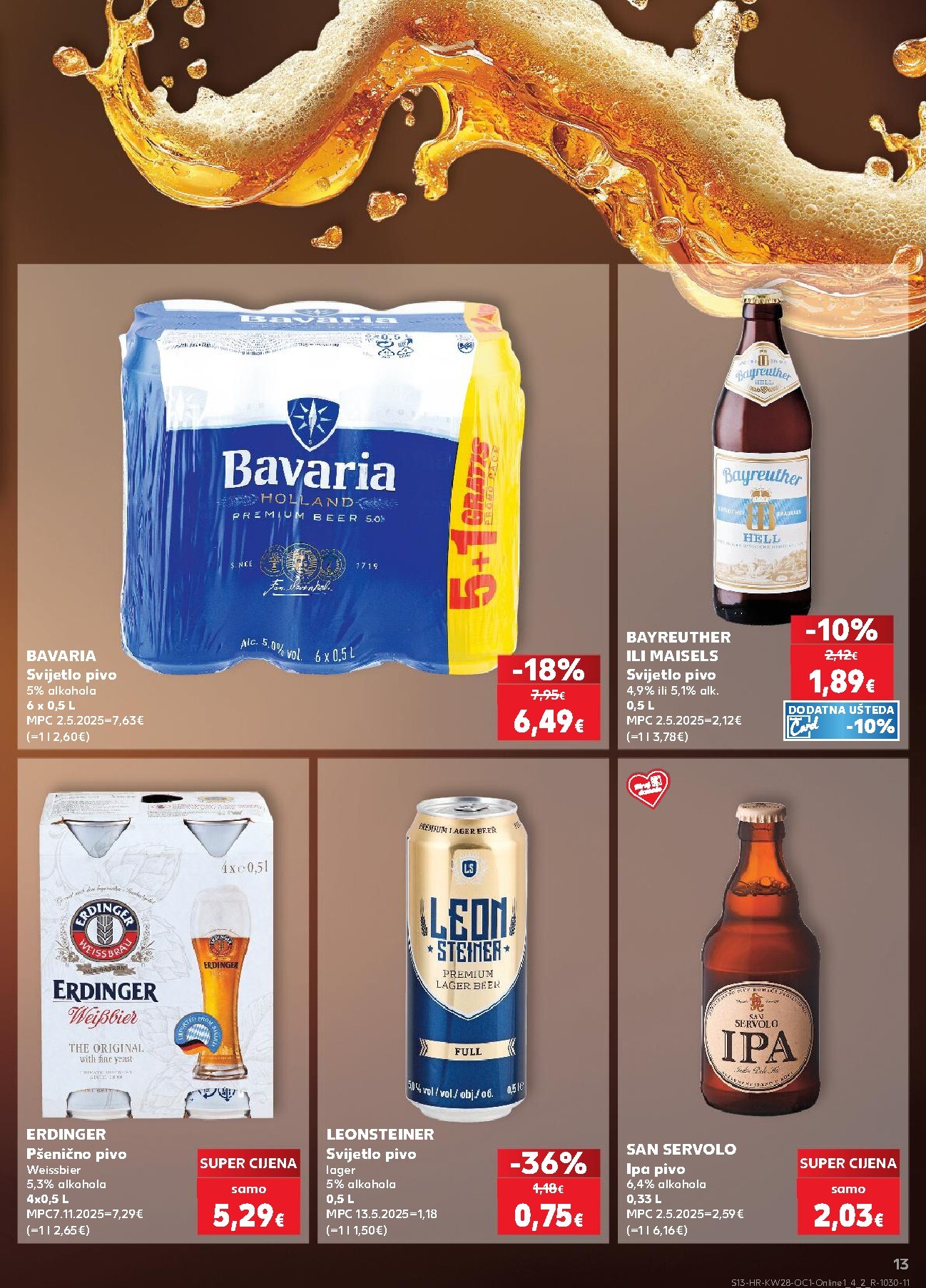 kaufland - Novi Kaufland - Iste cijene na kopnu i moru katalog od srijede, 08.07.2026 do utorka, 14.07.2026 - page: 13