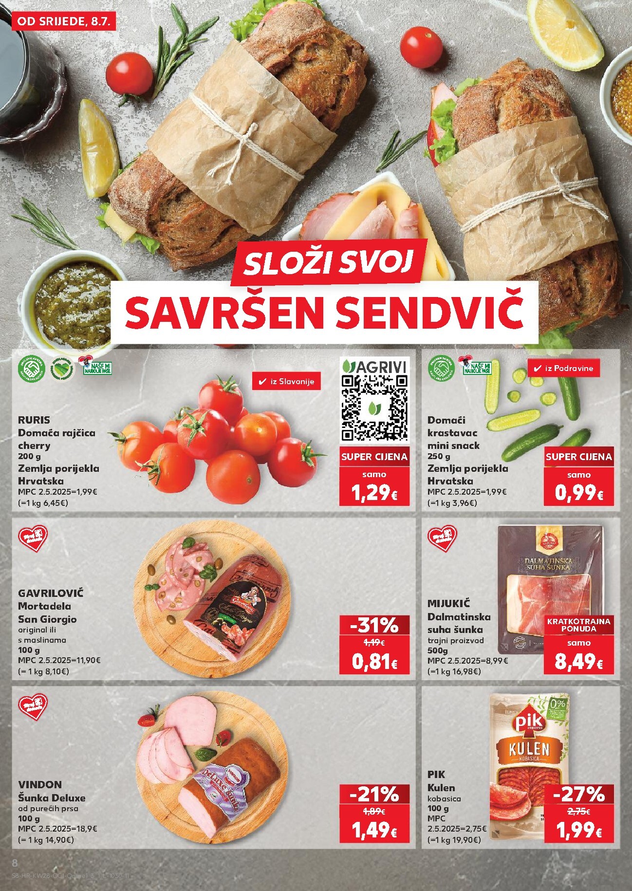 kaufland - Novi Kaufland - Iste cijene na kopnu i moru katalog od srijede, 08.07.2026 do utorka, 14.07.2026 - page: 8