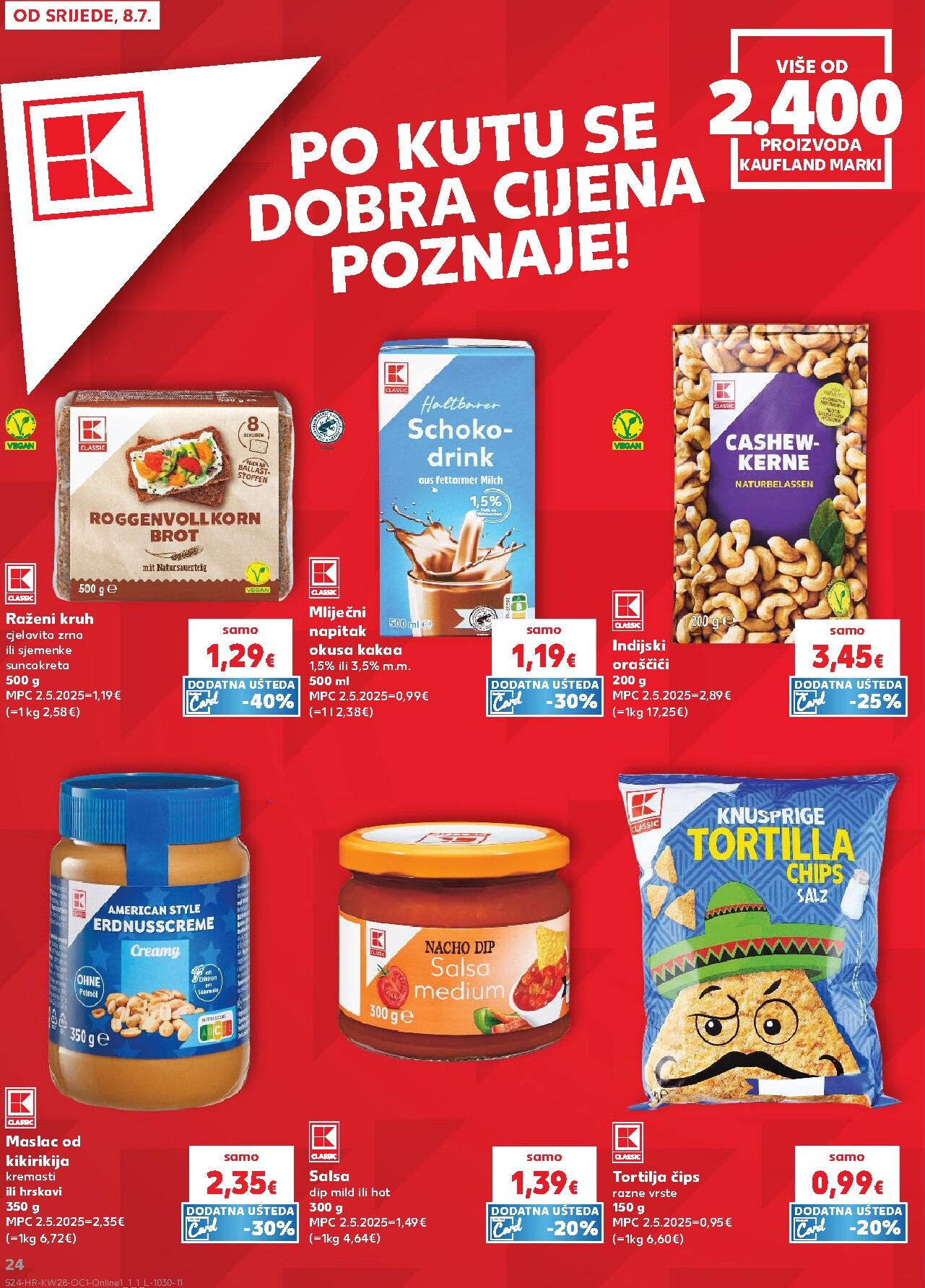 kaufland - Novi Kaufland - Iste cijene na kopnu i moru katalog od srijede, 08.07.2026 do utorka, 14.07.2026 - page: 24