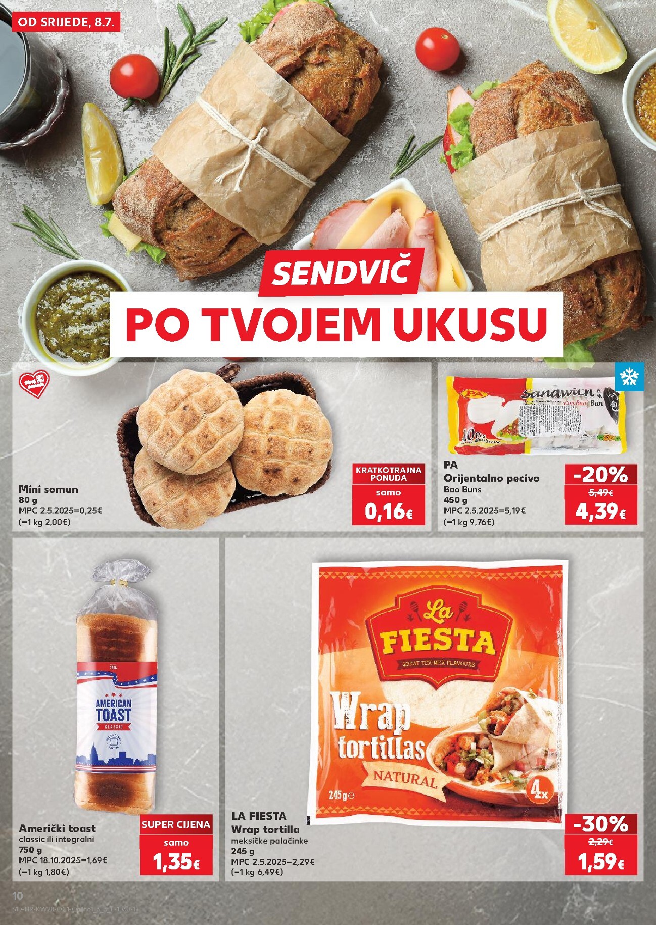 kaufland - Novi Kaufland - Iste cijene na kopnu i moru katalog od srijede, 08.07.2026 do utorka, 14.07.2026 - page: 10