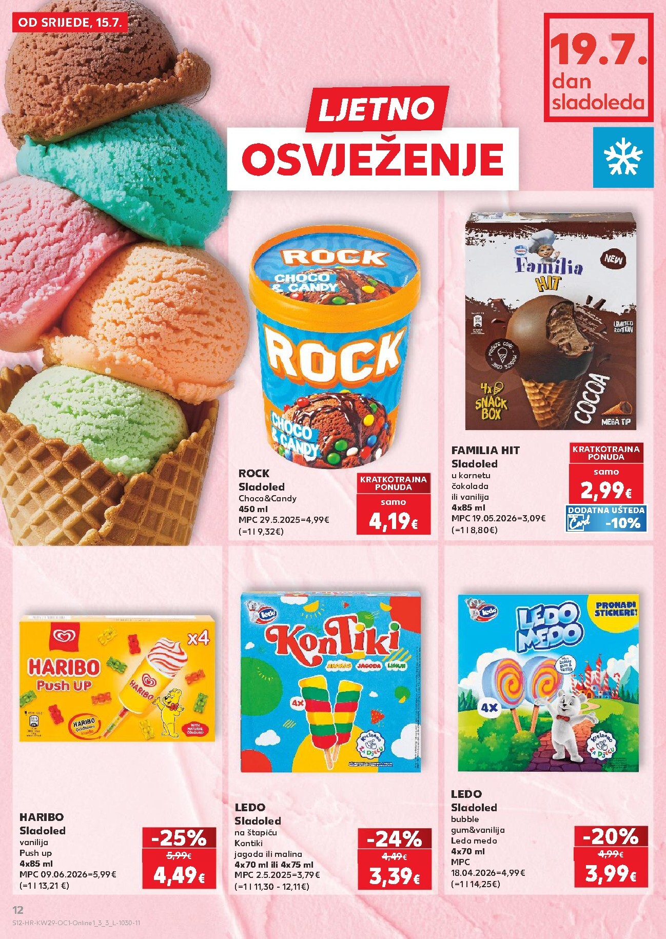 kaufland - Novi Kaufland - Iste cijene na kopnu i moru katalog od srijede, 15.07.2026 do utorka, 21.07.2026 - page: 12