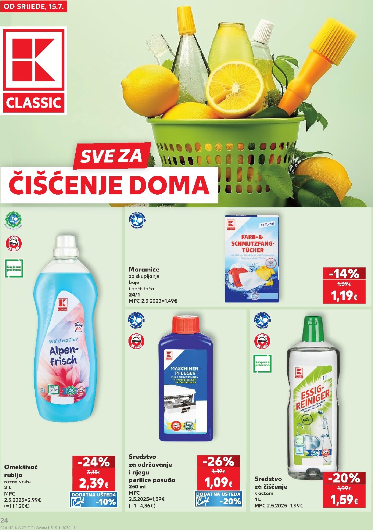 kaufland - Novi Kaufland - Iste cijene na kopnu i moru katalog od srijede, 15.07.2026 do utorka, 21.07.2026 - page: 24
