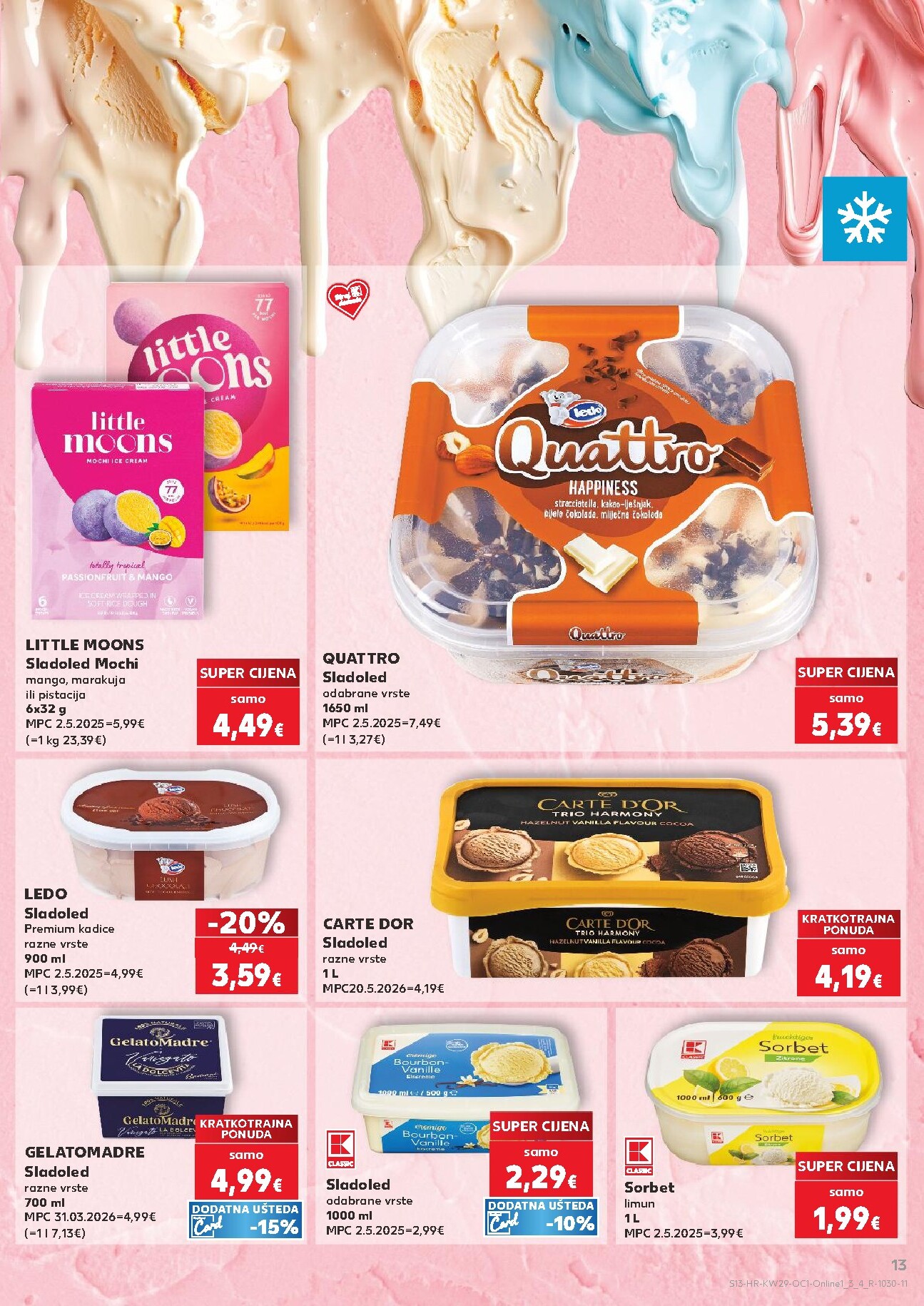 kaufland - Novi Kaufland - Iste cijene na kopnu i moru katalog od srijede, 15.07.2026 do utorka, 21.07.2026 - page: 13
