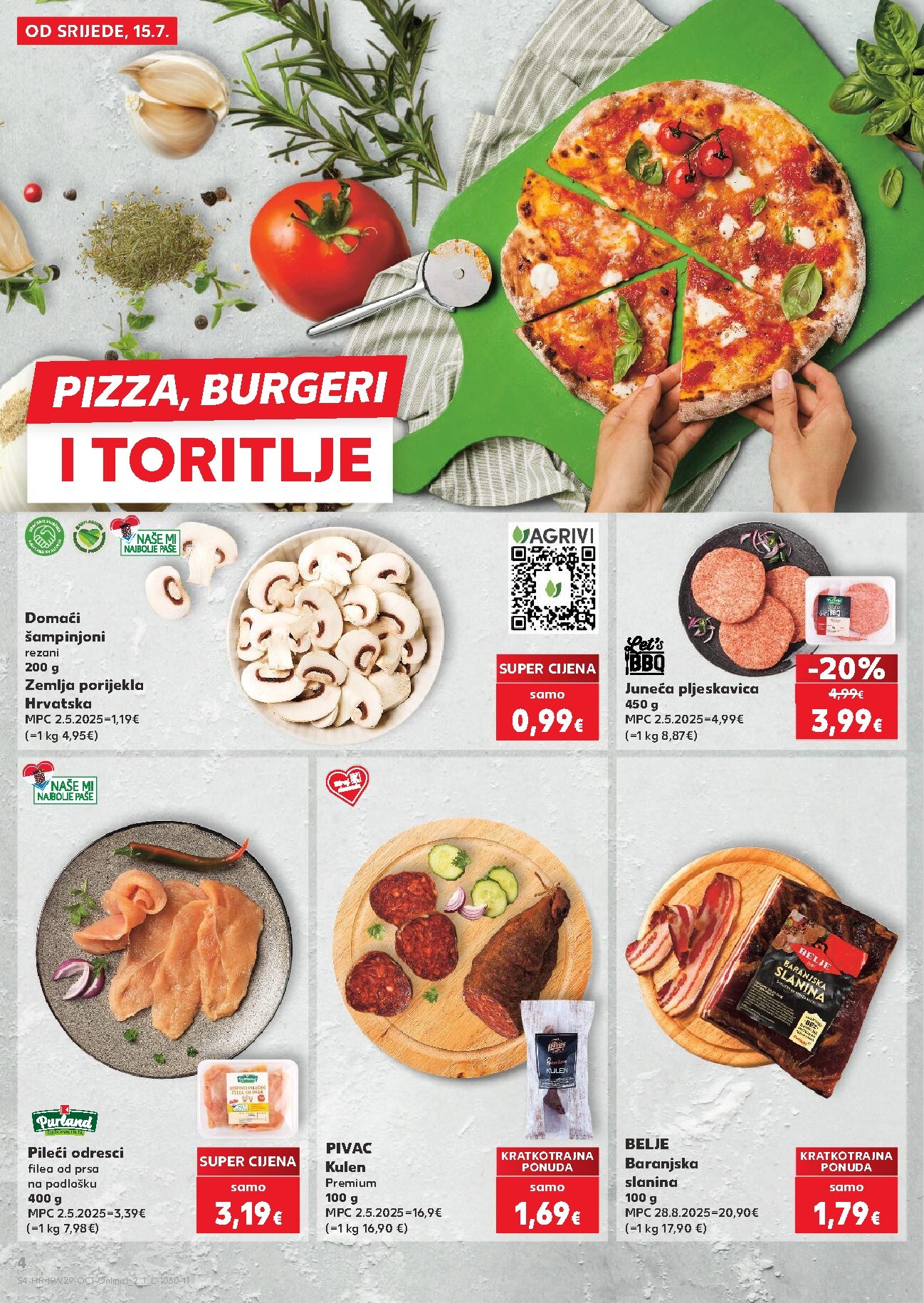 kaufland - Novi Kaufland - Iste cijene na kopnu i moru katalog od srijede, 15.07.2026 do utorka, 21.07.2026 - page: 4