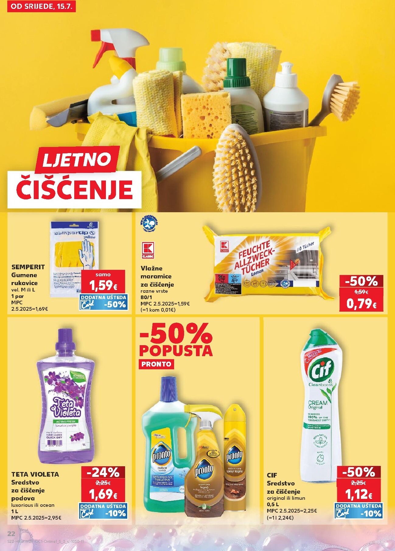 kaufland - Novi Kaufland - Iste cijene na kopnu i moru katalog od srijede, 15.07.2026 do utorka, 21.07.2026 - page: 22