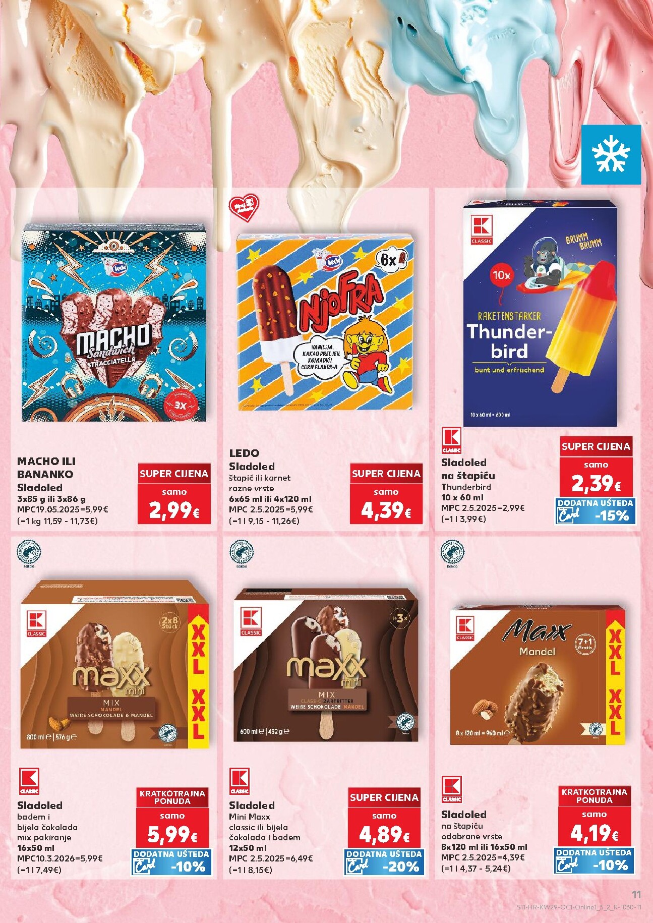 kaufland - Novi Kaufland - Iste cijene na kopnu i moru katalog od srijede, 15.07.2026 do utorka, 21.07.2026 - page: 11