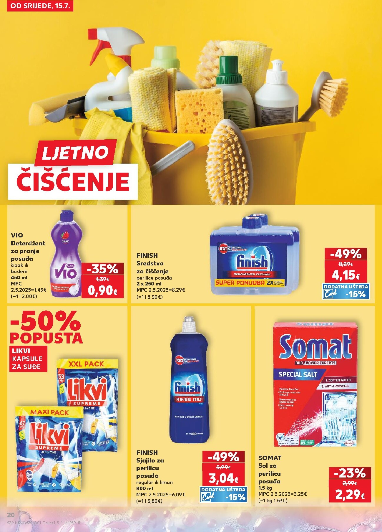 kaufland - Novi Kaufland - Iste cijene na kopnu i moru katalog od srijede, 15.07.2026 do utorka, 21.07.2026 - page: 20