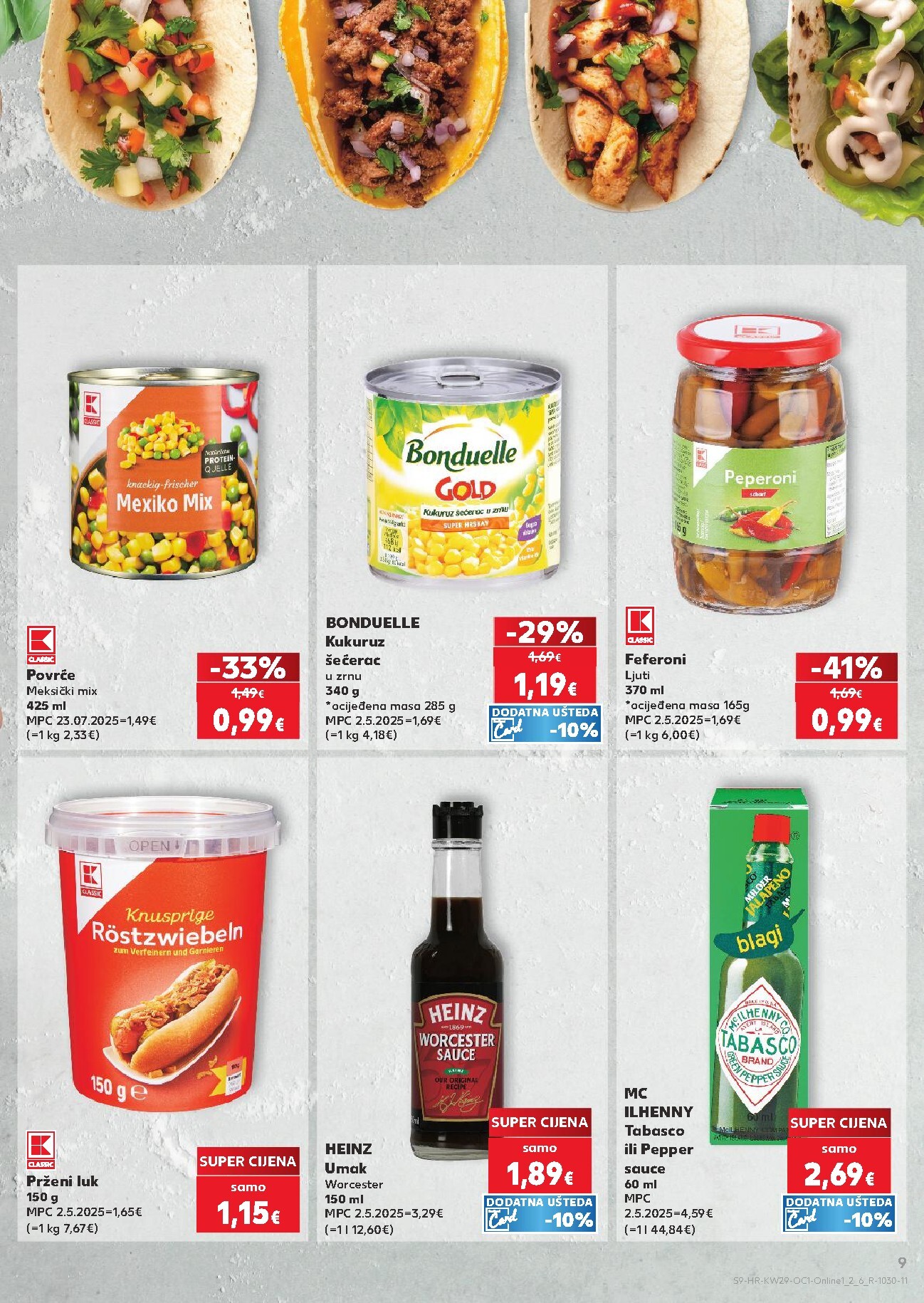kaufland - Novi Kaufland - Iste cijene na kopnu i moru katalog od srijede, 15.07.2026 do utorka, 21.07.2026 - page: 9