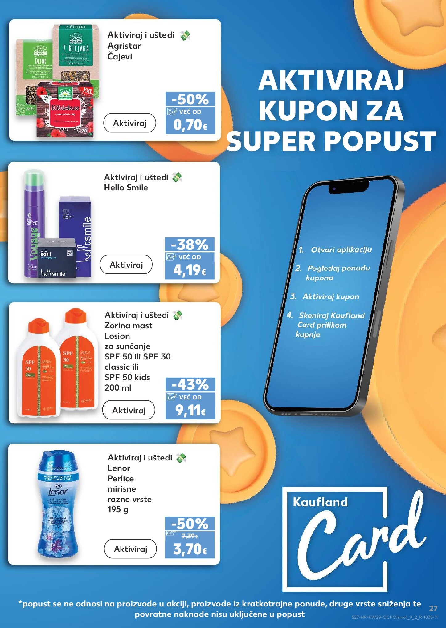 kaufland - Novi Kaufland - Iste cijene na kopnu i moru katalog od srijede, 15.07.2026 do utorka, 21.07.2026 - page: 27