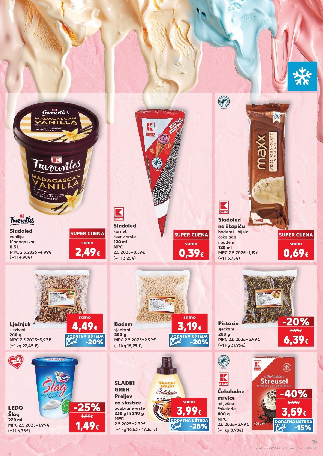 kaufland - Novi Kaufland - Iste cijene na kopnu i moru katalog od srijede, 15.07.2026 do utorka, 21.07.2026 - page: 15