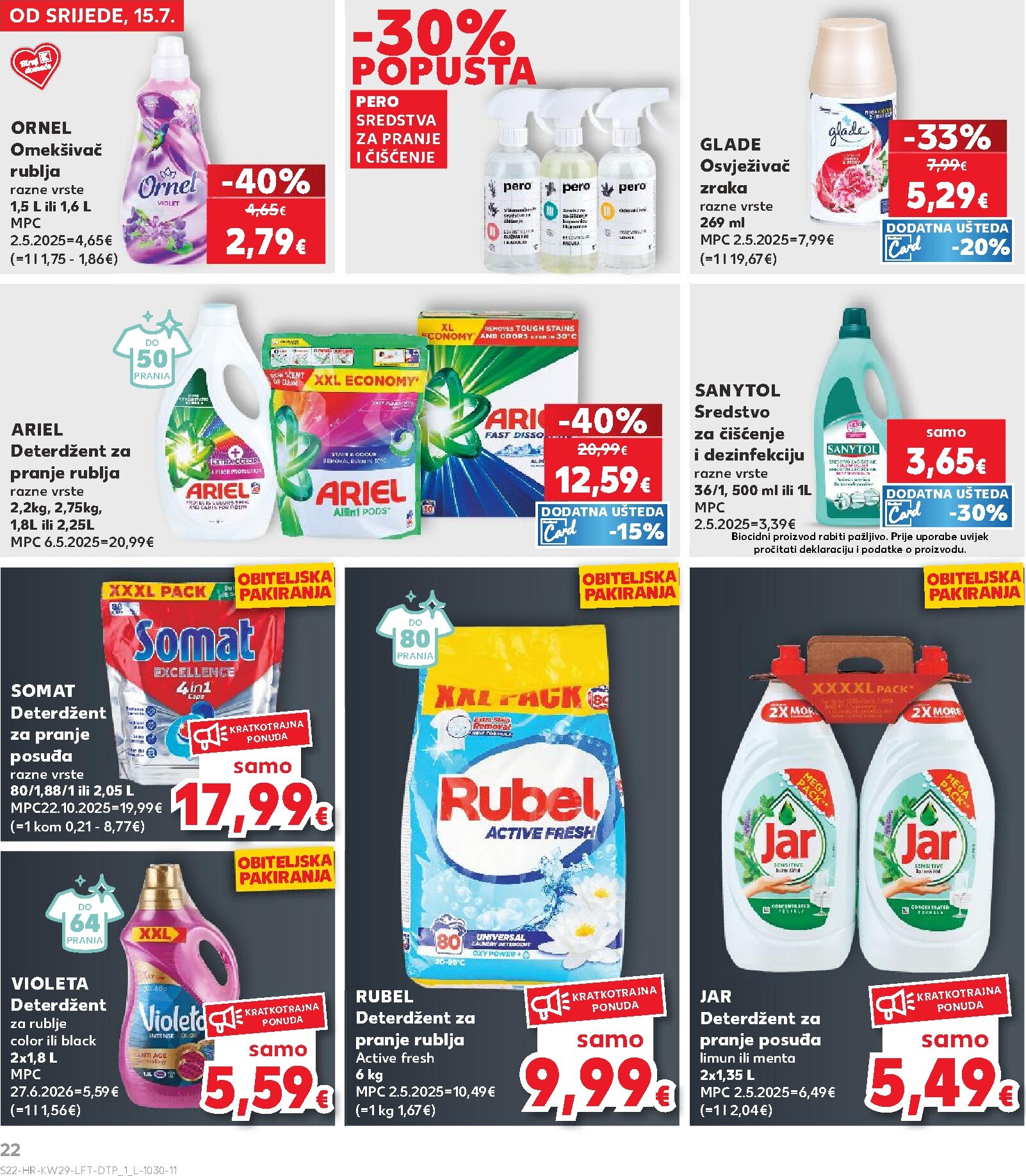 kaufland - Novi Kaufland katalog od srijede, 15.07.2026 do utorka, 21.07.2026 - page: 22