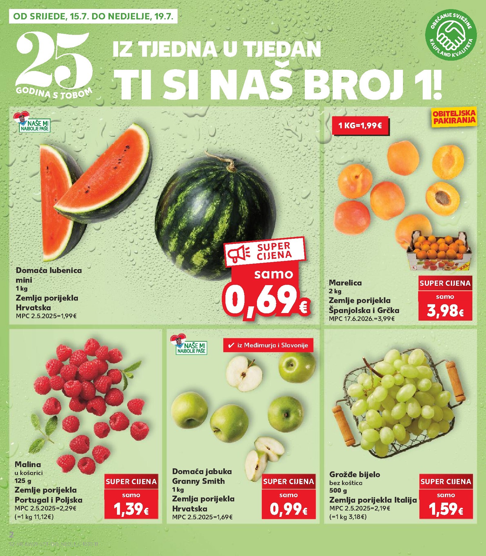 kaufland - Novi Kaufland katalog od srijede, 15.07.2026 do utorka, 21.07.2026 - page: 2