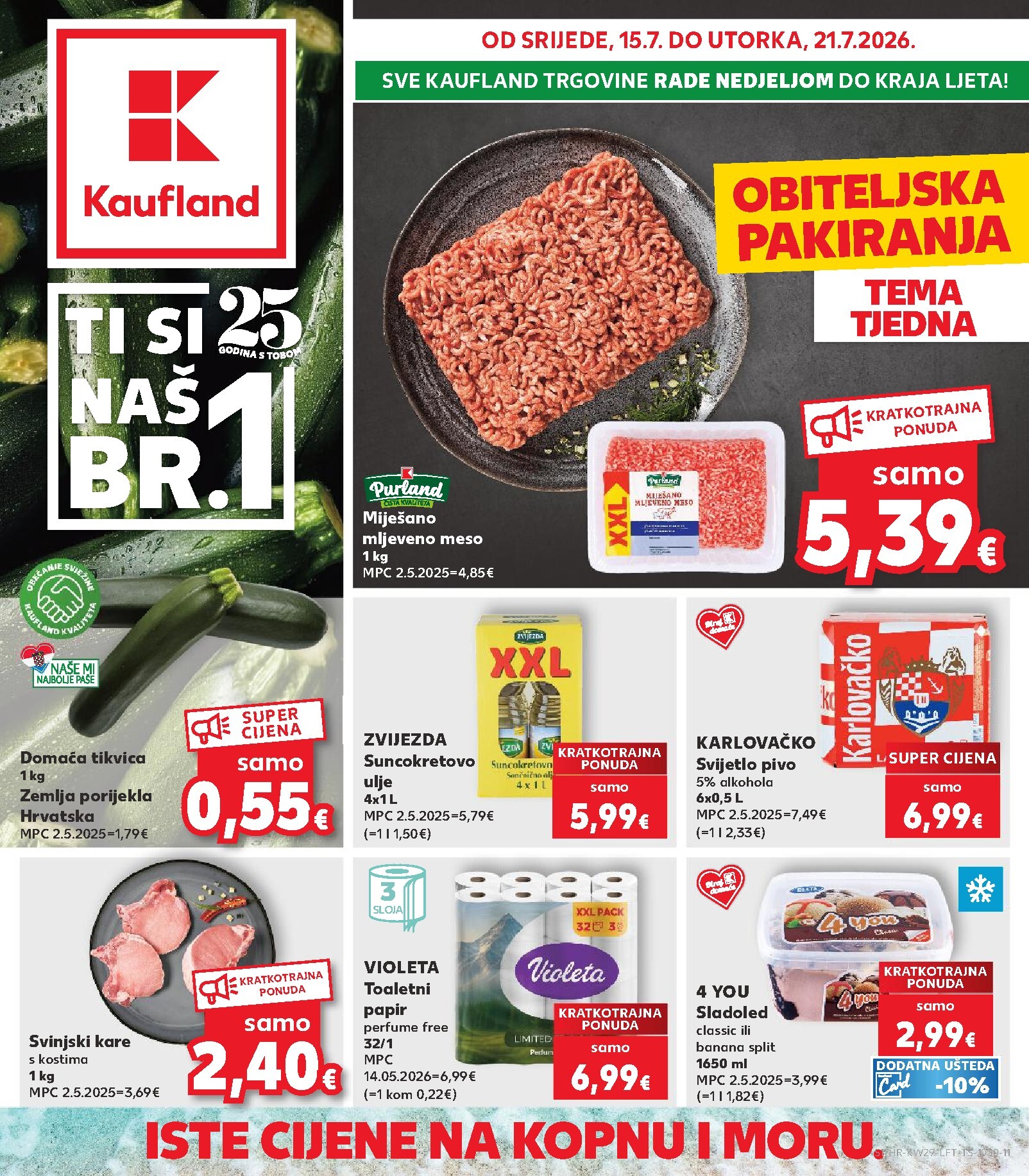 kaufland - Novi Kaufland katalog od srijede, 15.07.2026 do utorka, 21.07.2026