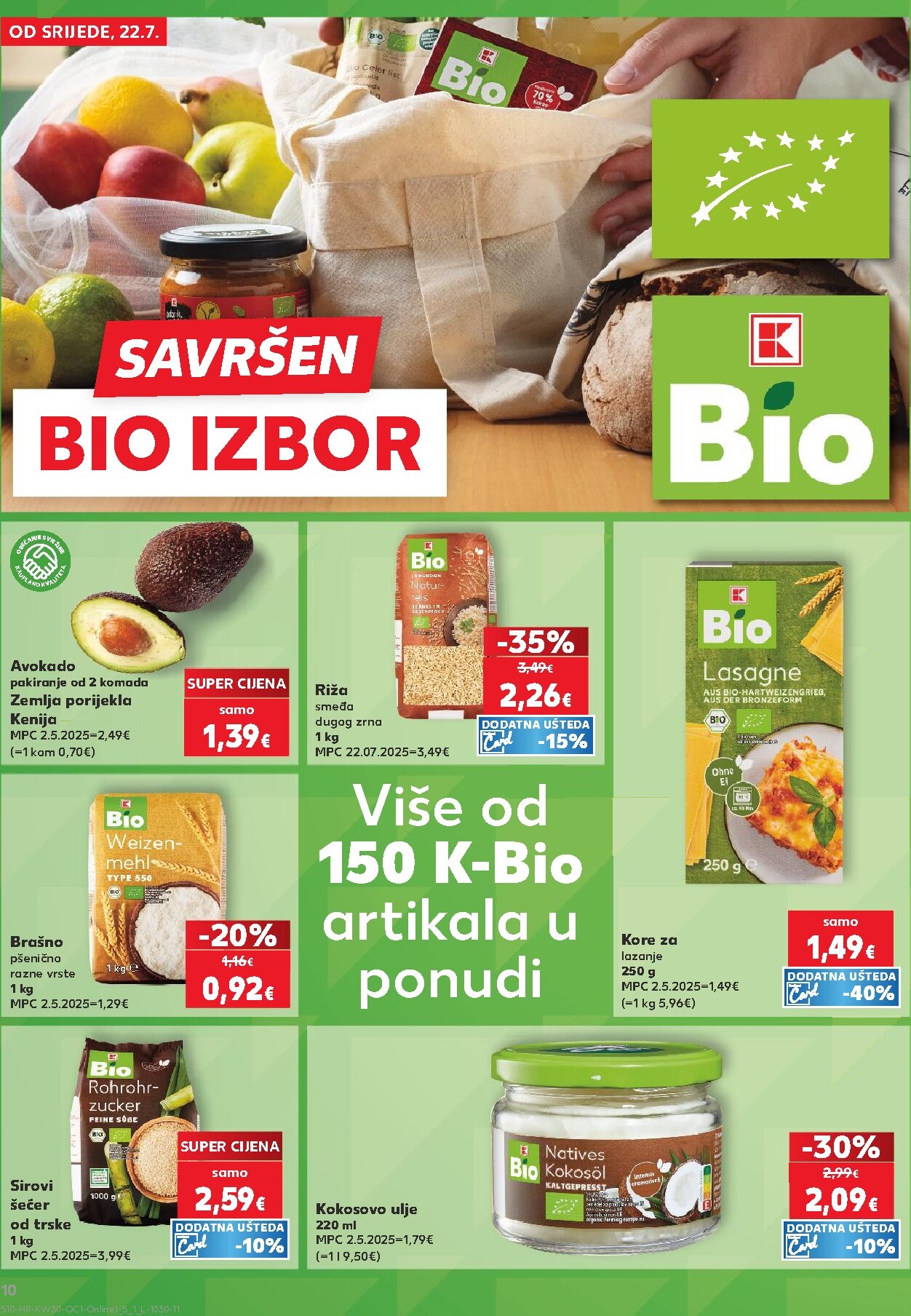 kaufland - Novi Kaufland - Iste cijene na kopnu i moru katalog od srijede, 22.07.2026 do utorka, 28.07.2026 - page: 10
