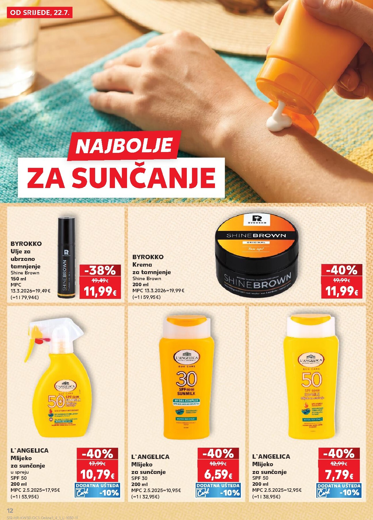 kaufland - Novi Kaufland - Iste cijene na kopnu i moru katalog od srijede, 22.07.2026 do utorka, 28.07.2026 - page: 12