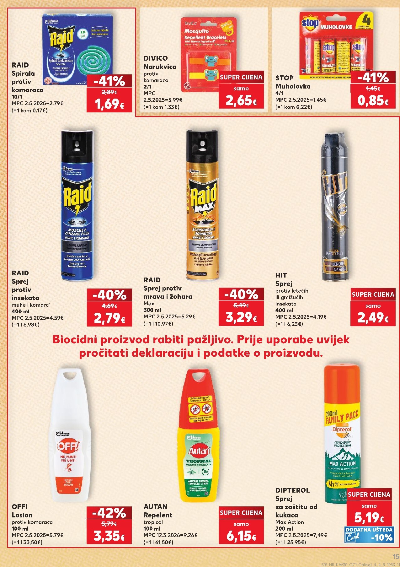 kaufland - Novi Kaufland - Iste cijene na kopnu i moru katalog od srijede, 22.07.2026 do utorka, 28.07.2026 - page: 15