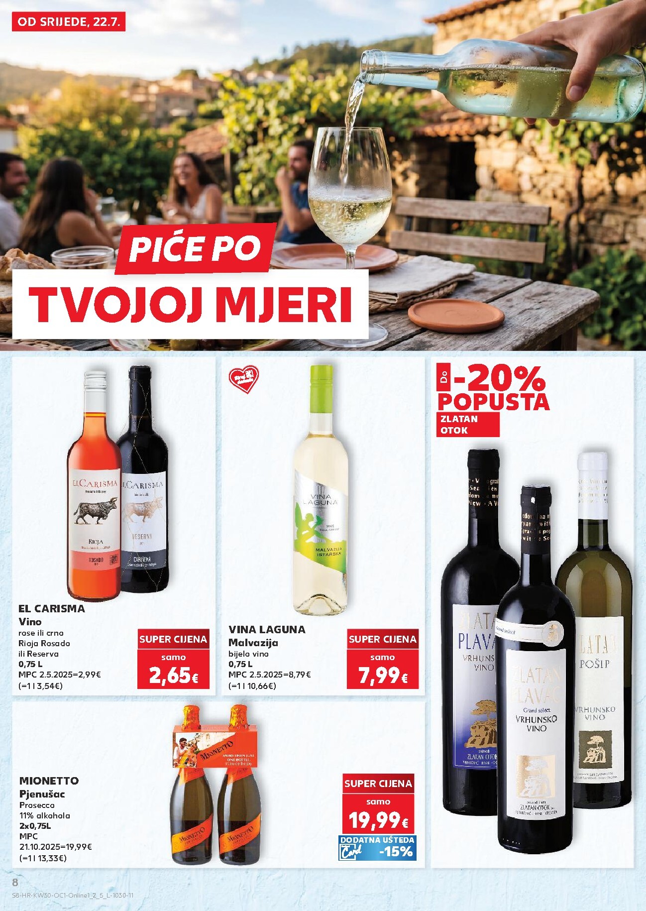 kaufland - Novi Kaufland - Iste cijene na kopnu i moru katalog od srijede, 22.07.2026 do utorka, 28.07.2026 - page: 8