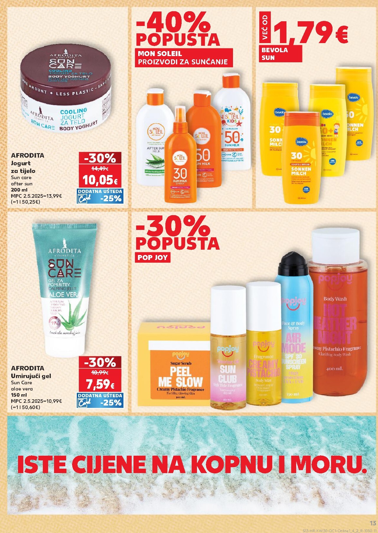 kaufland - Novi Kaufland - Iste cijene na kopnu i moru katalog od srijede, 22.07.2026 do utorka, 28.07.2026 - page: 13