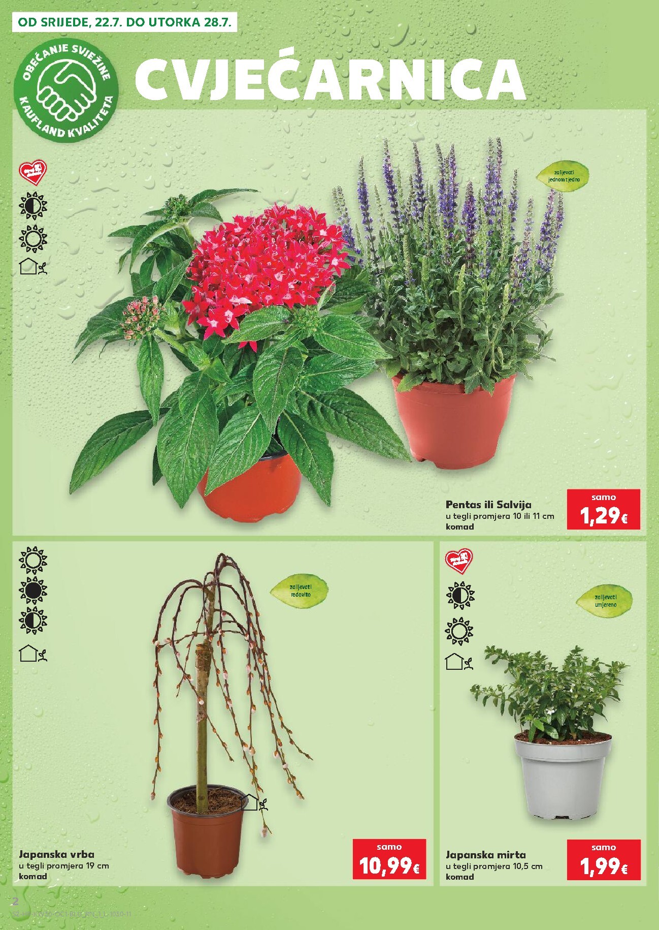 kaufland - Novi Kaufland - Iste cijene na kopnu i moru katalog od srijede, 22.07.2026 do utorka, 28.07.2026 - page: 2