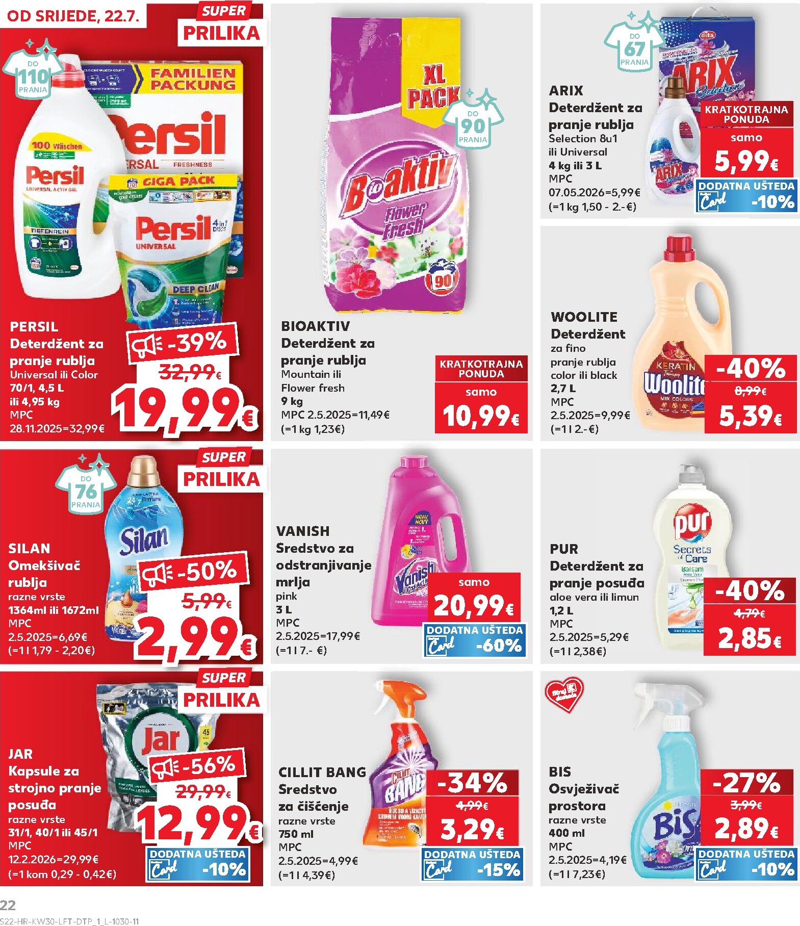 kaufland - Novi Kaufland katalog od srijede, 22.07.2026 do utorka, 28.07.2026 - page: 22