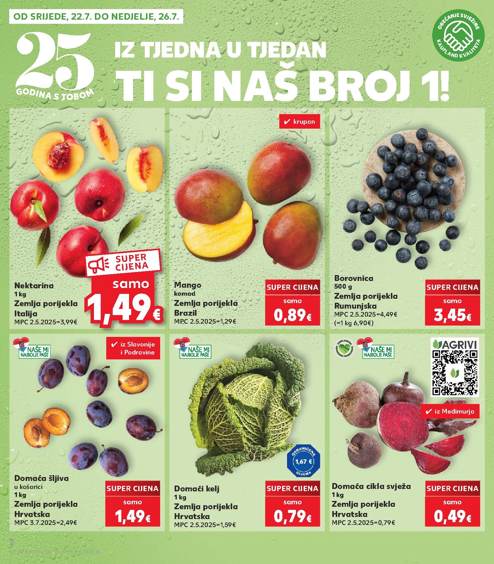 kaufland - Novi Kaufland katalog od srijede, 22.07.2026 do utorka, 28.07.2026 - page: 2