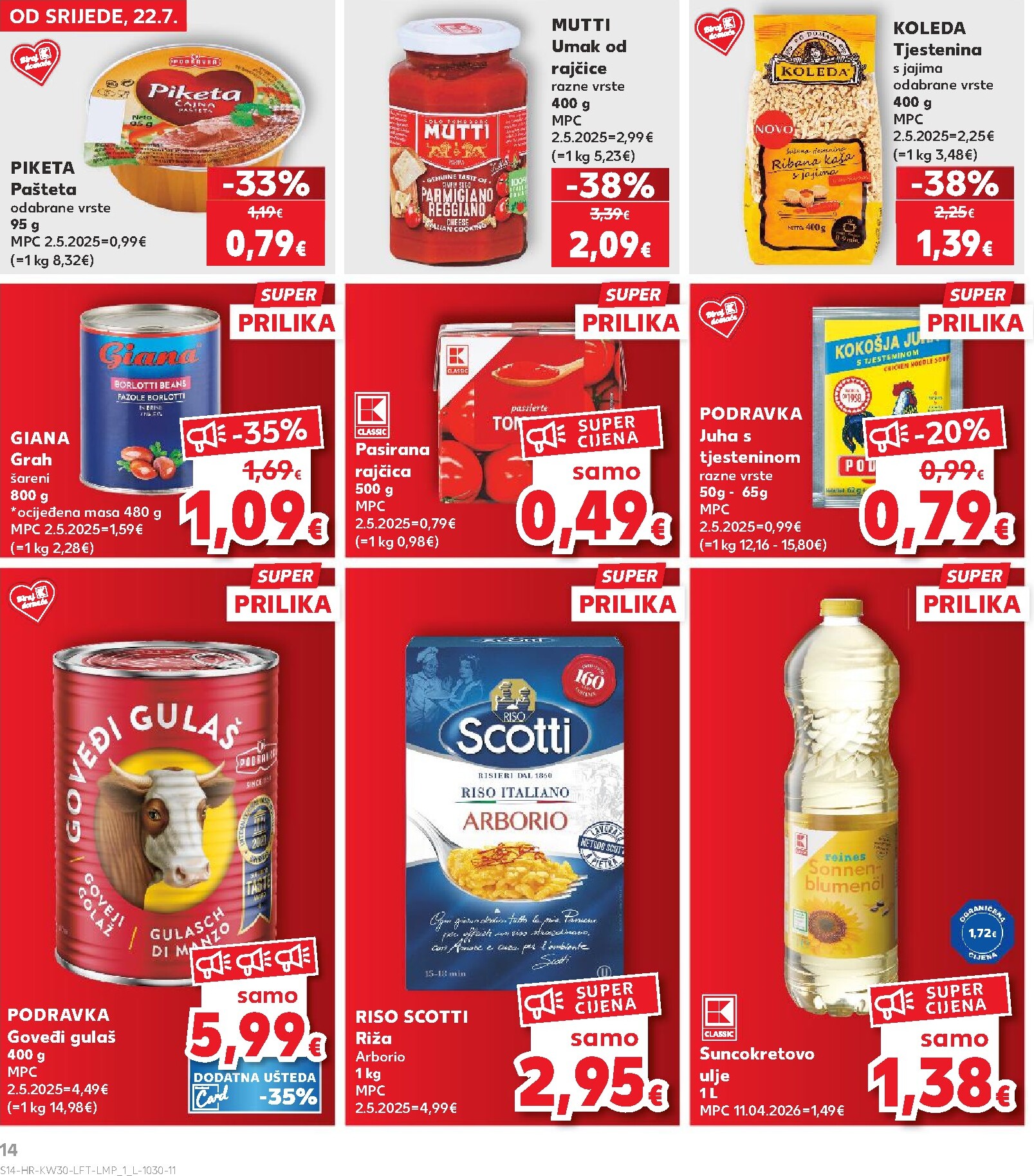 kaufland - Novi Kaufland katalog od srijede, 22.07.2026 do utorka, 28.07.2026 - page: 14