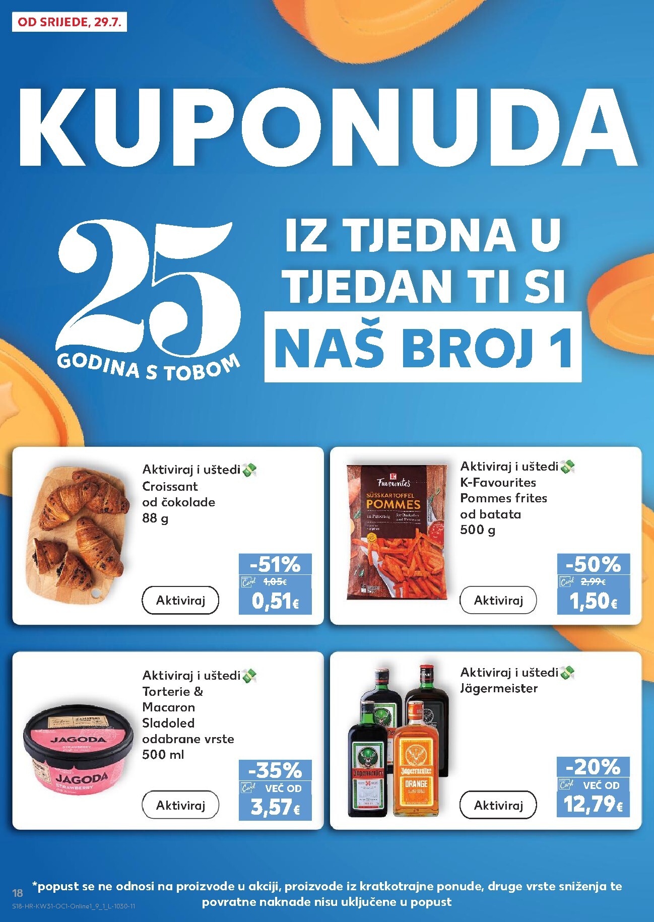 kaufland - Novi Kaufland - Iste cijene na kopnu i moru katalog od srijede, 29.07.2026 do utorka, 04.08.2026 - page: 18