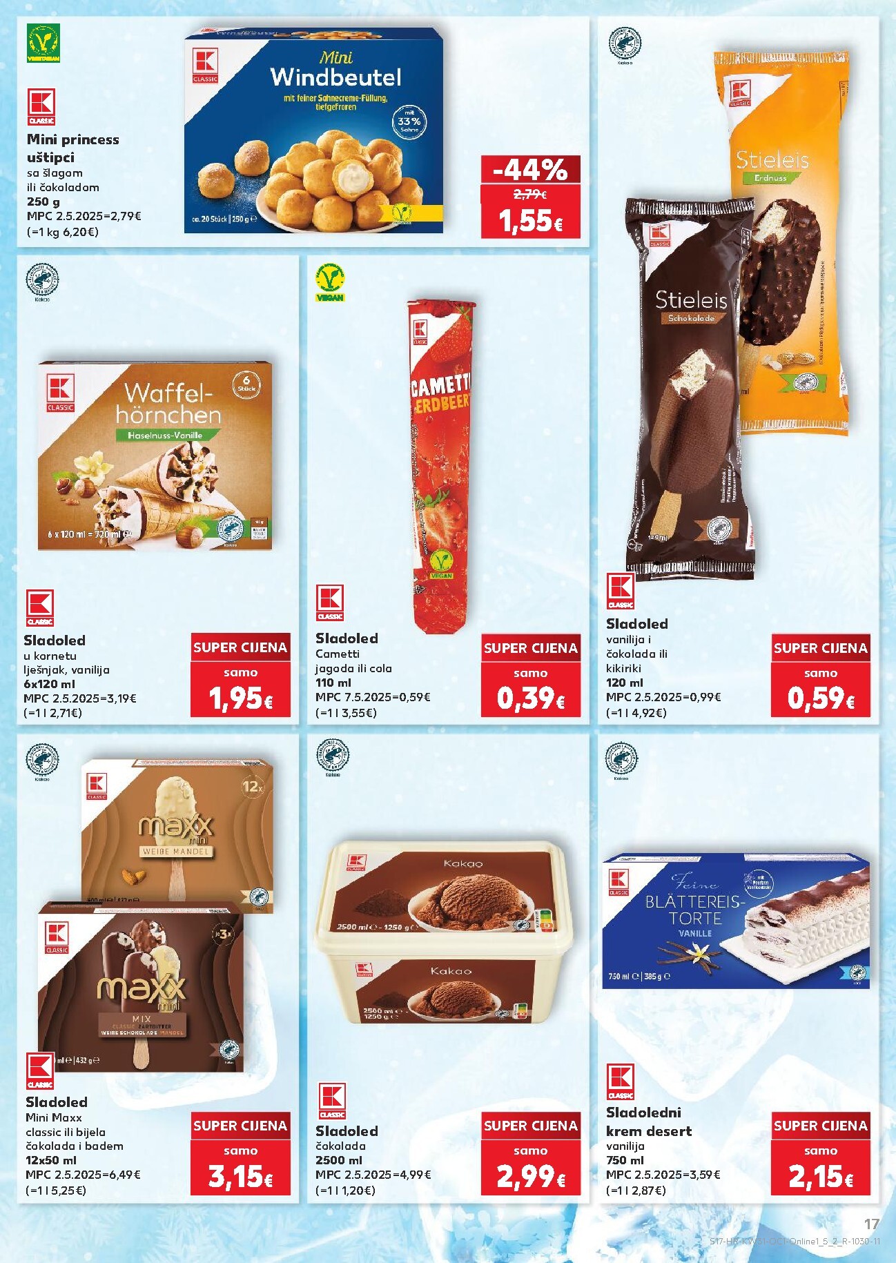 kaufland - Novi Kaufland - Iste cijene na kopnu i moru katalog od srijede, 29.07.2026 do utorka, 04.08.2026 - page: 17