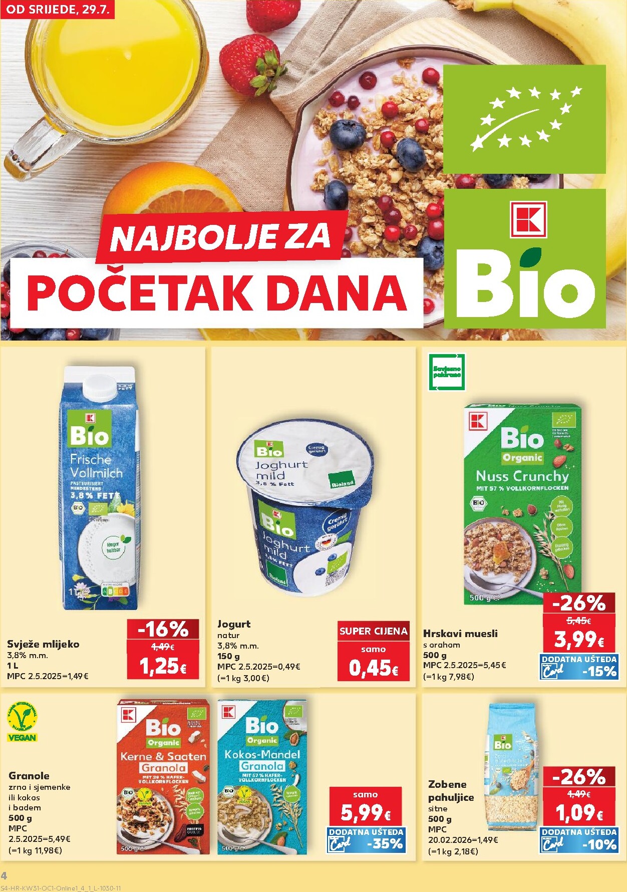 kaufland - Novi Kaufland - Iste cijene na kopnu i moru katalog od srijede, 29.07.2026 do utorka, 04.08.2026 - page: 4