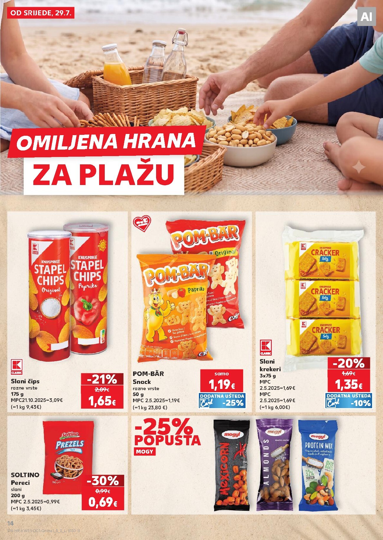 kaufland - Novi Kaufland - Iste cijene na kopnu i moru katalog od srijede, 29.07.2026 do utorka, 04.08.2026 - page: 14