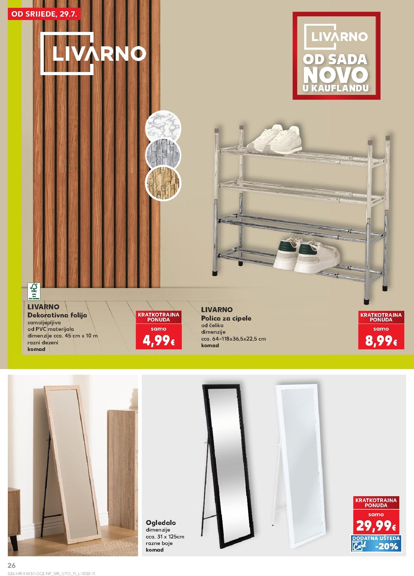kaufland - Novi Kaufland - Neprehrambenih proizvoda katalog od srijede, 29.07.2026 do utorka, 04.08.2026 - page: 26