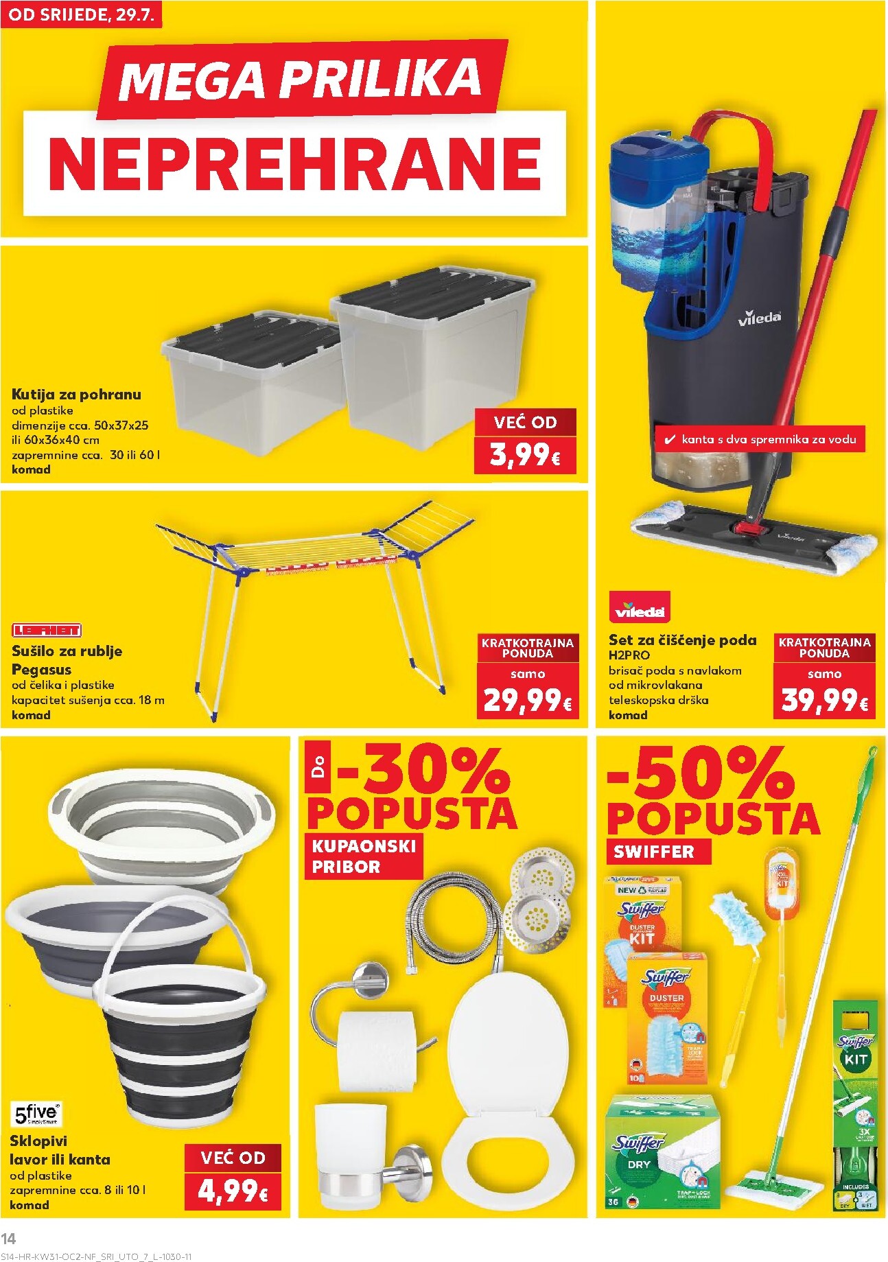 kaufland - Novi Kaufland - Neprehrambenih proizvoda katalog od srijede, 29.07.2026 do utorka, 04.08.2026 - page: 14