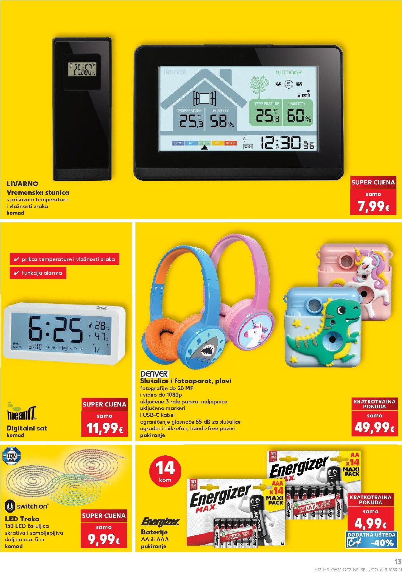 kaufland - Novi Kaufland - Neprehrambenih proizvoda katalog od srijede, 29.07.2026 do utorka, 04.08.2026 - page: 13