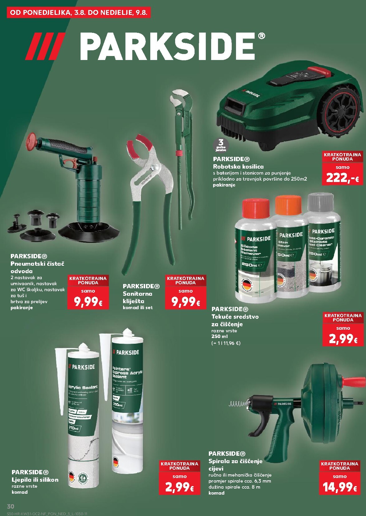 kaufland - Novi Kaufland - Neprehrambenih proizvoda katalog od srijede, 29.07.2026 do utorka, 04.08.2026 - page: 30
