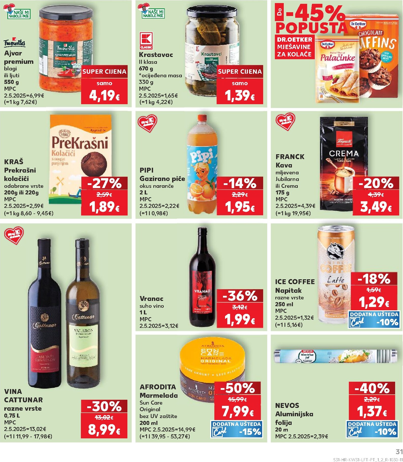 kaufland - Novi Kaufland katalog od srijede, 29.07.2026 do utorka, 04.08.2026 - page: 31