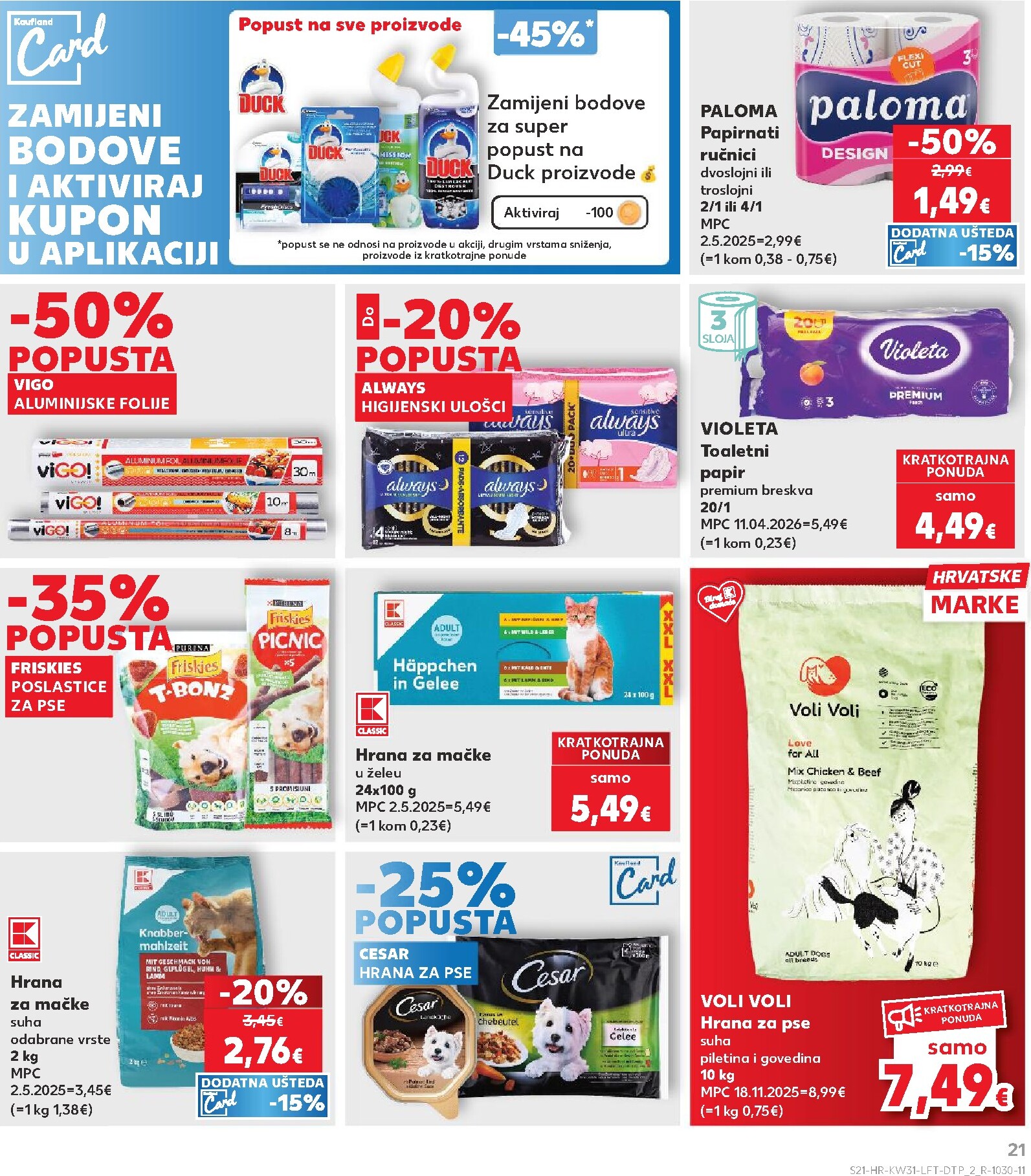 kaufland - Novi Kaufland katalog od srijede, 29.07.2026 do utorka, 04.08.2026 - page: 21