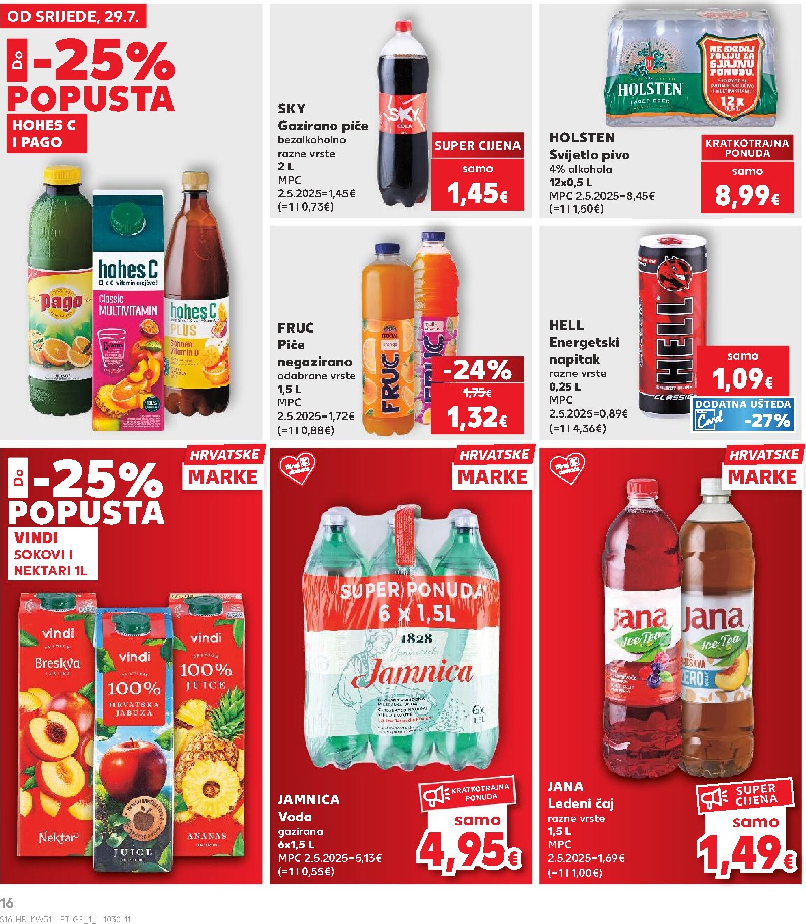 kaufland - Novi Kaufland katalog od srijede, 29.07.2026 do utorka, 04.08.2026 - page: 16